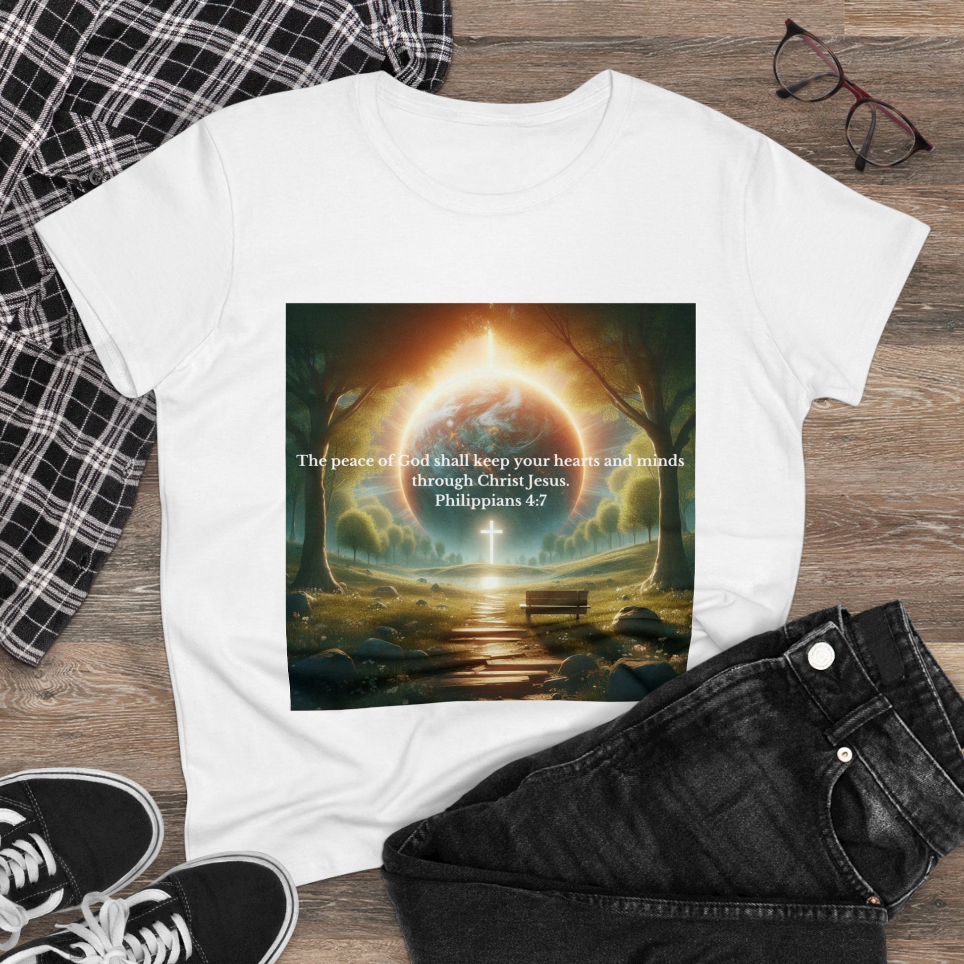 Philippians 4:7 T-Shirt T-Shirt Printify