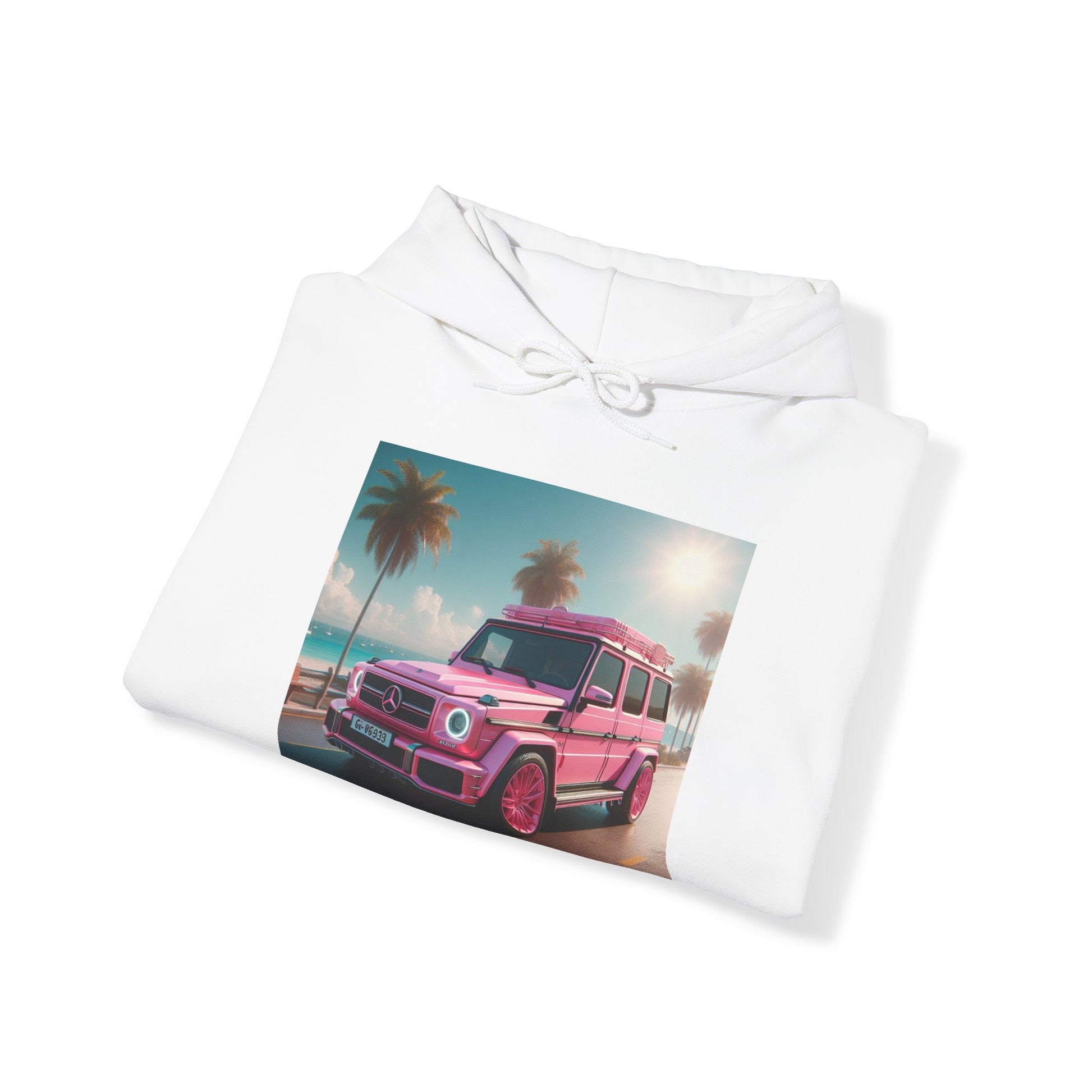 Pink G-Wagon Hoodie Hoodie Printify