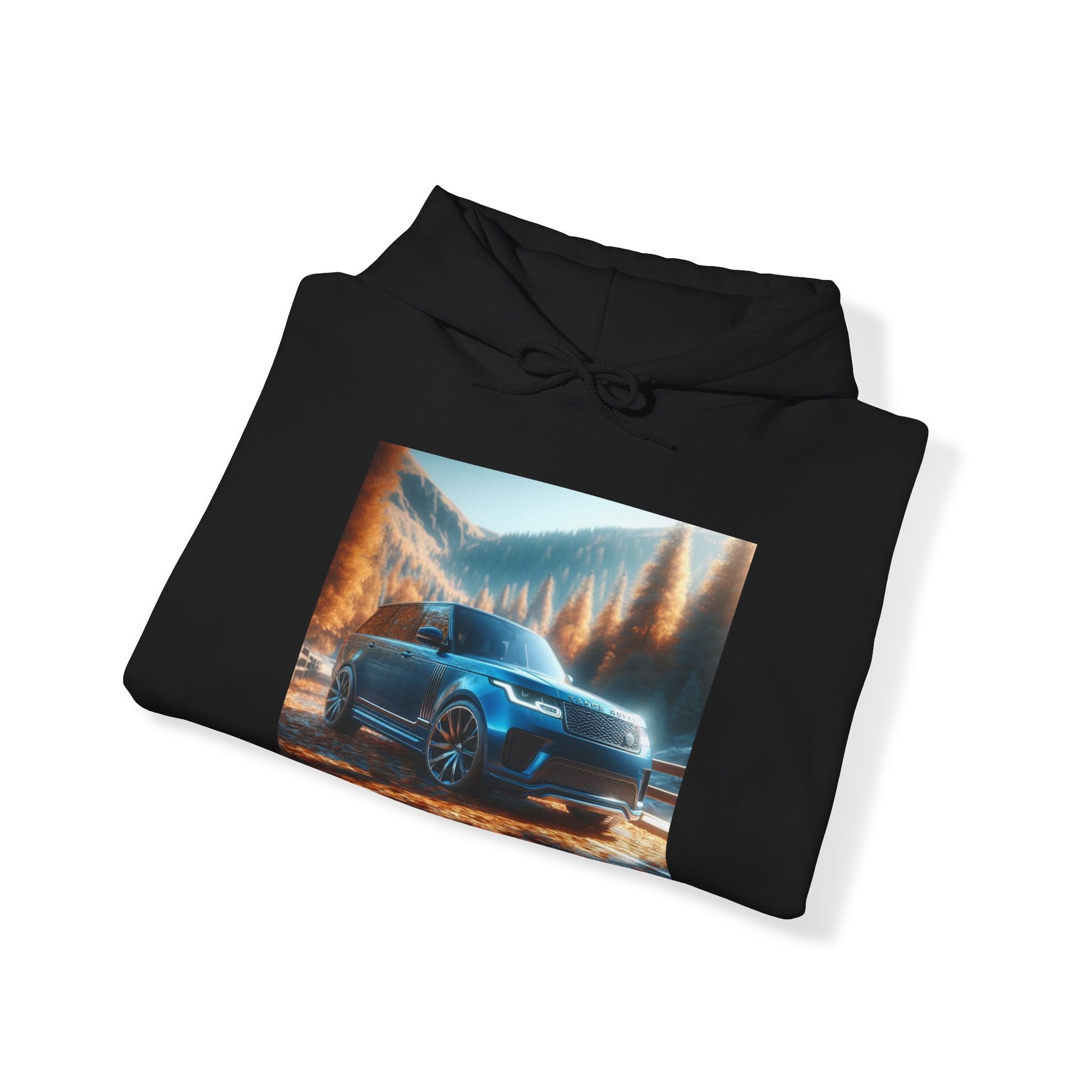 Blue Range Rover Hoodie Hoodie Printify