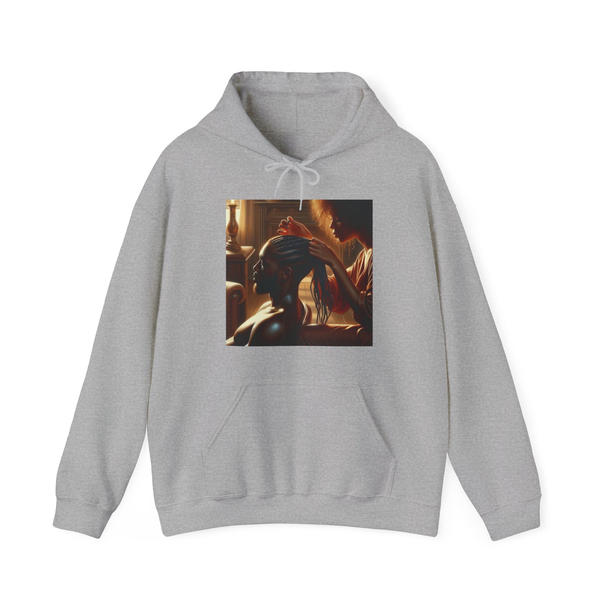 Braid My Hair Hoodie Hoodie Printify Sport Grey S