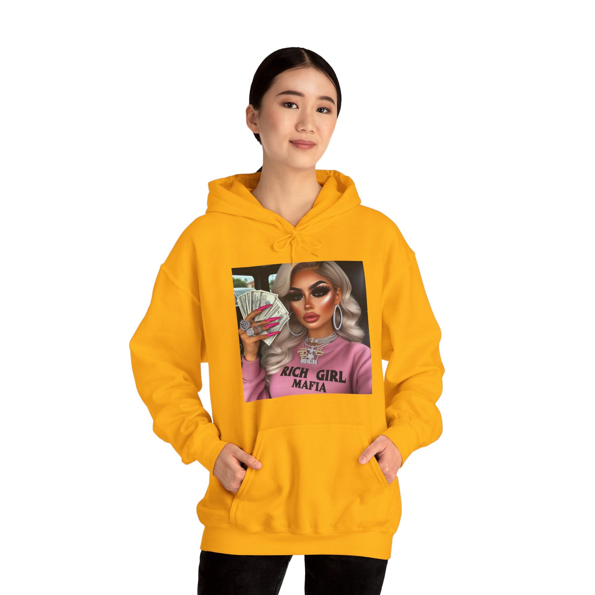 Rich Girl Mafia Hoodie Hoodie Printify