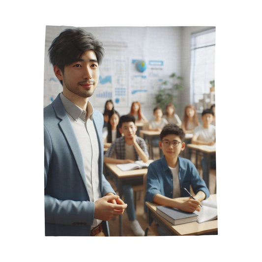 Class in Session Plush Blanket All Over Prints Printify 50" × 60"