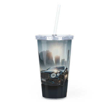 Black Bentley Tumbler with Straw Mug Printify 20oz Transparent