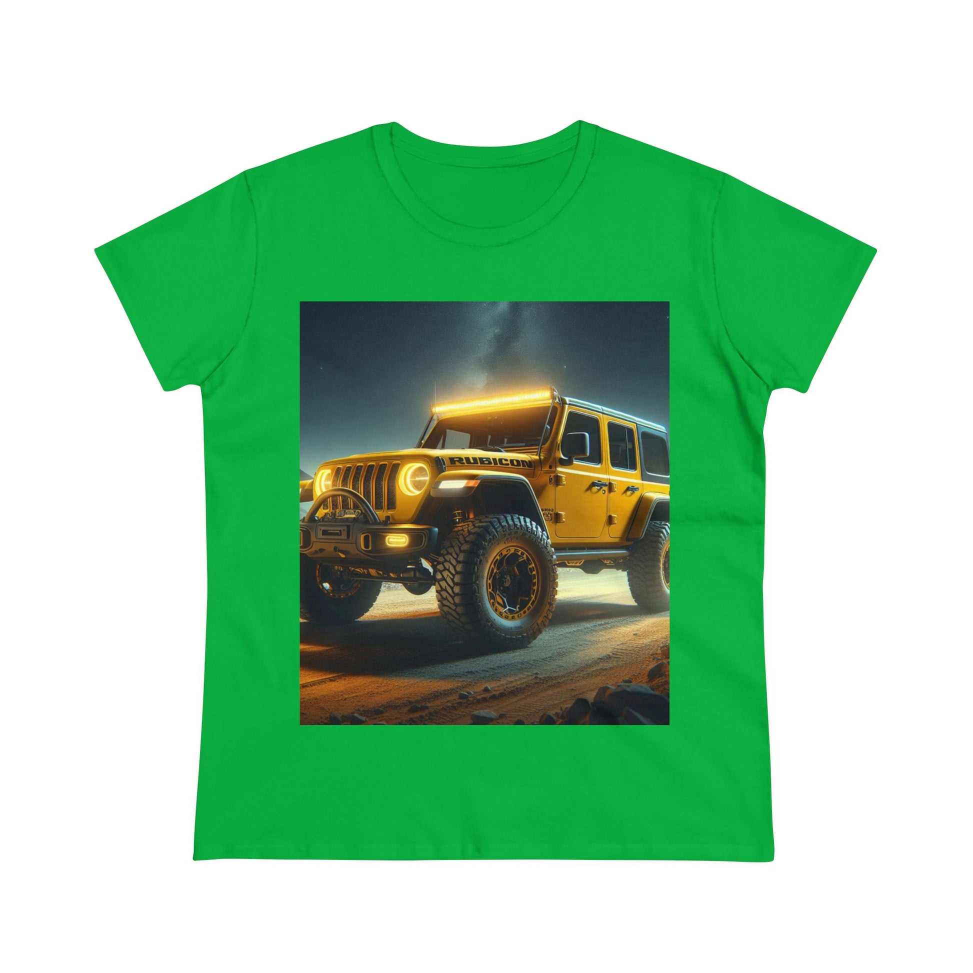 Yellow Rubicon T-Shirt T-Shirt Printify Irish Green S