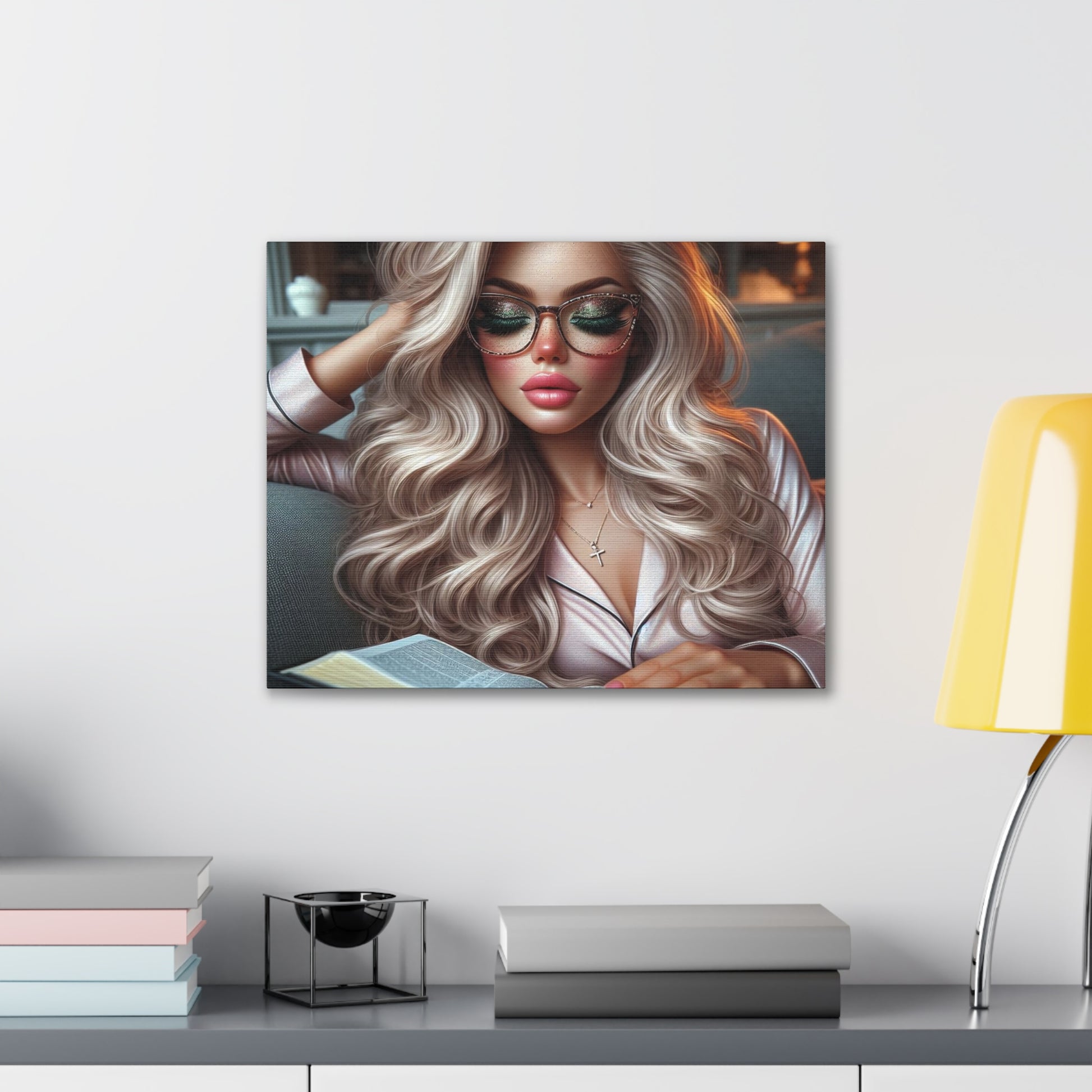 Relax and Read Canvas Canvas Printify 20″ x 16″ (Horizontal) 0.75''