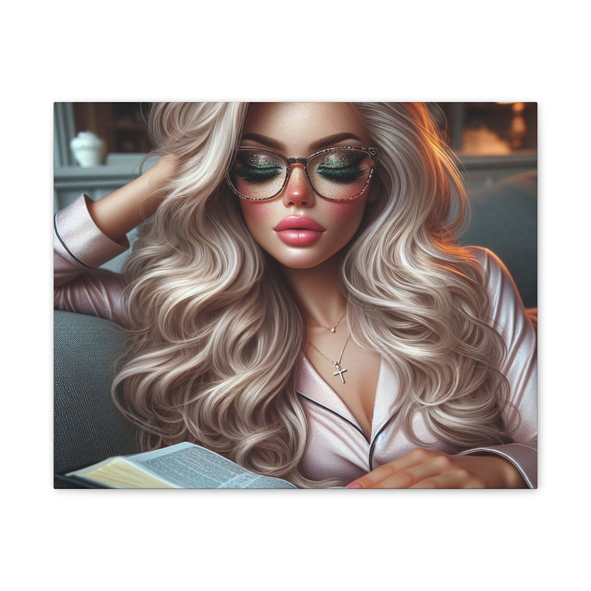 Relax and Read Canvas Canvas Printify