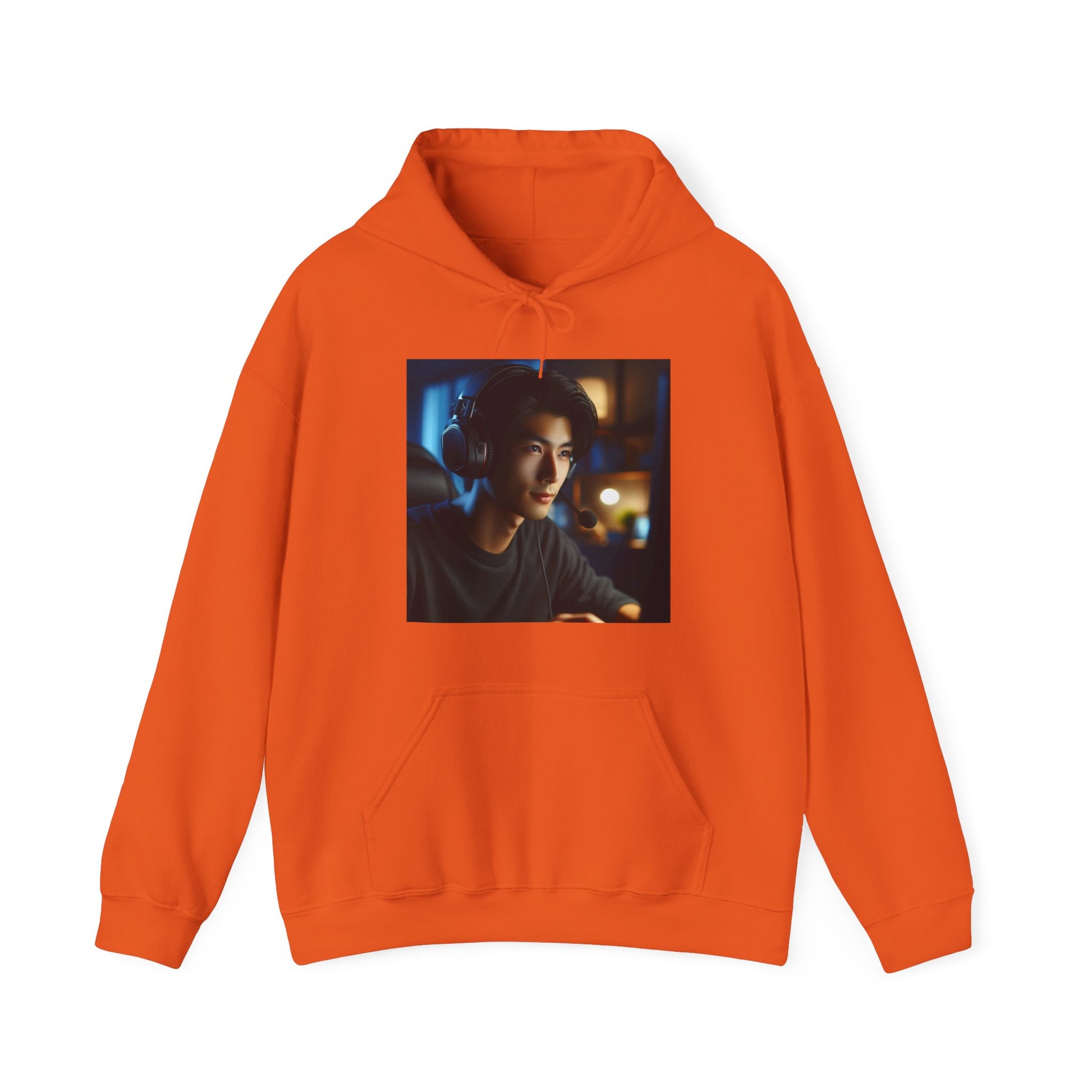Game Time Hoodie Hoodie Printify Orange S