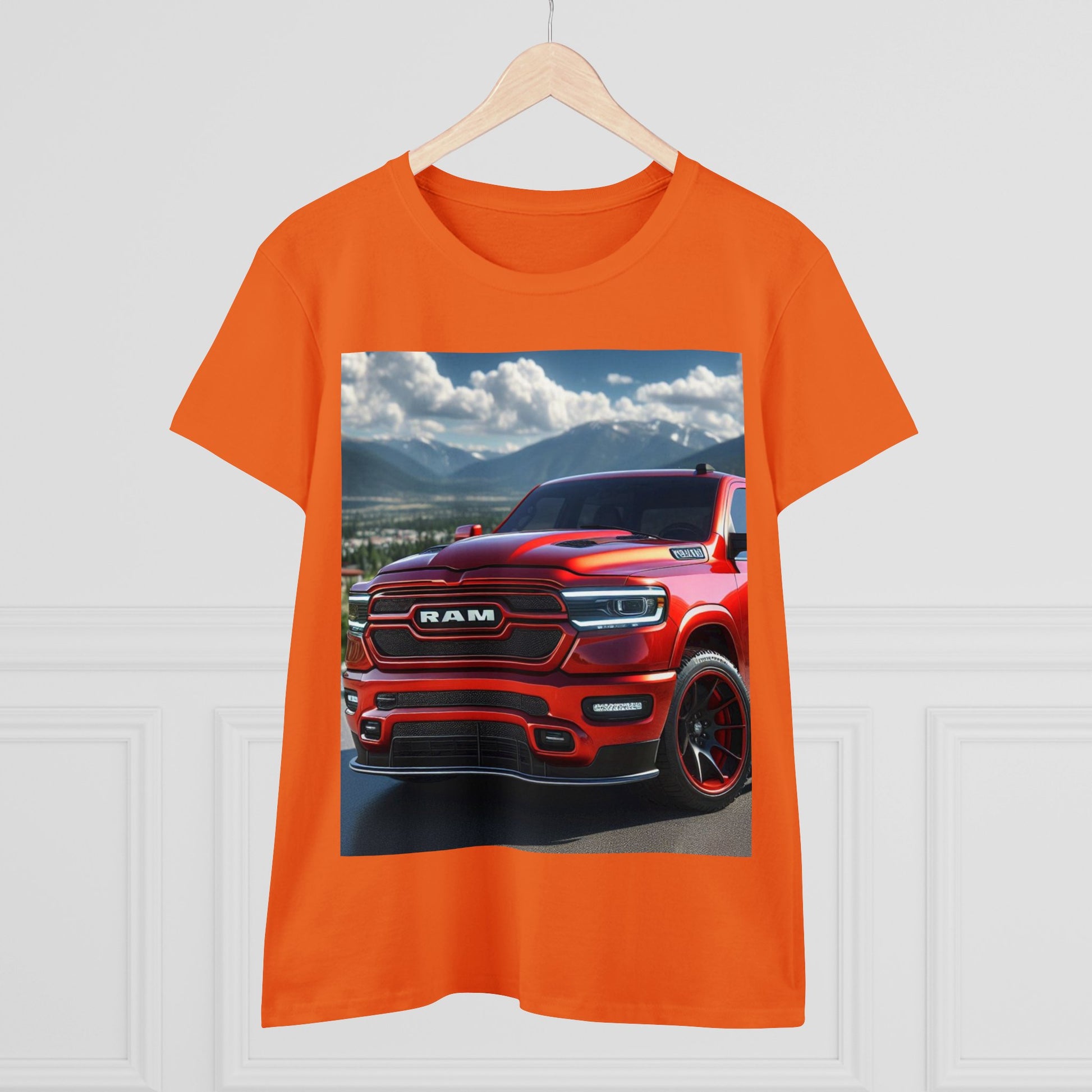 Red Dodge Ram T-Shirrt T-Shirt Printify