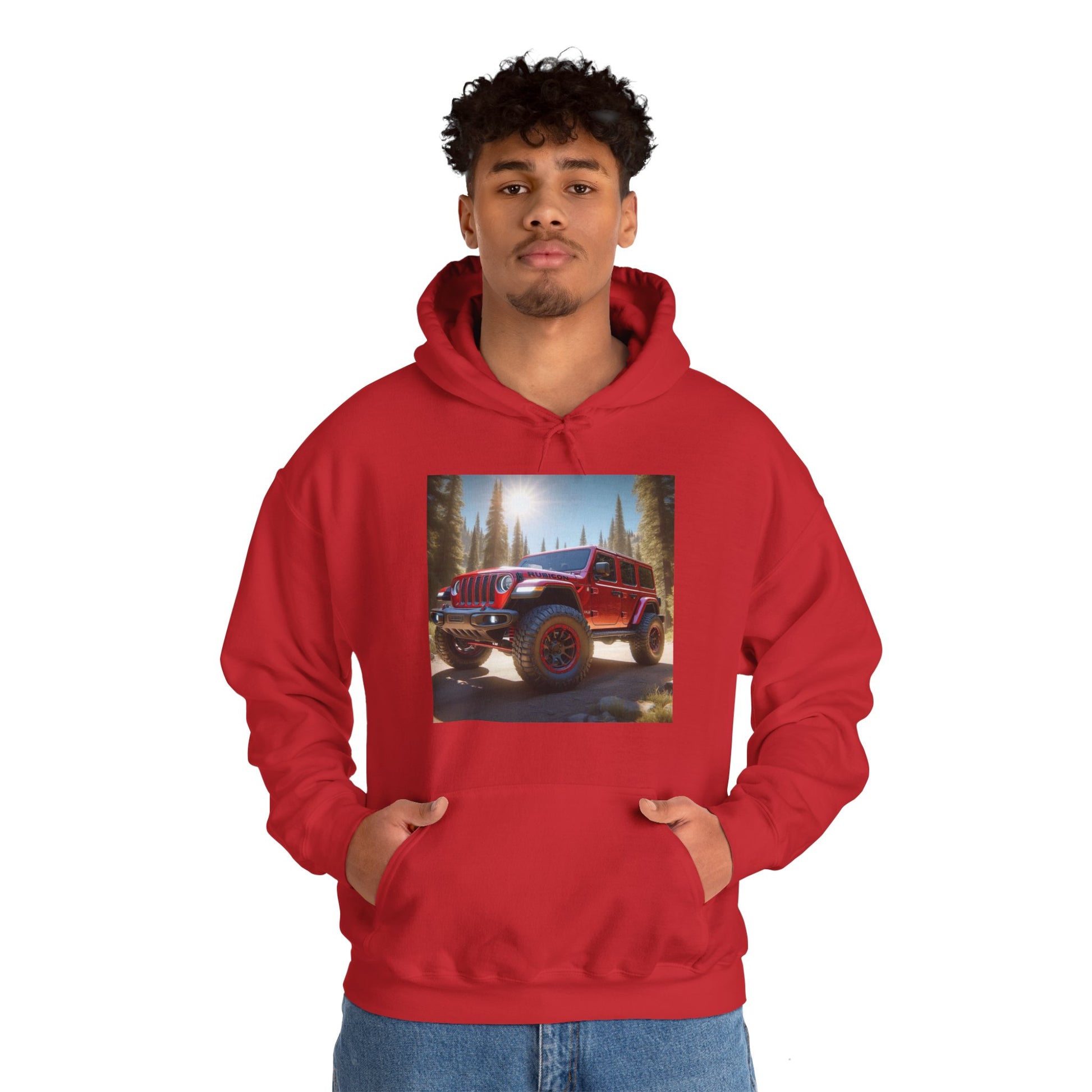 Red Rubicon Hoodie Hoodie Printify