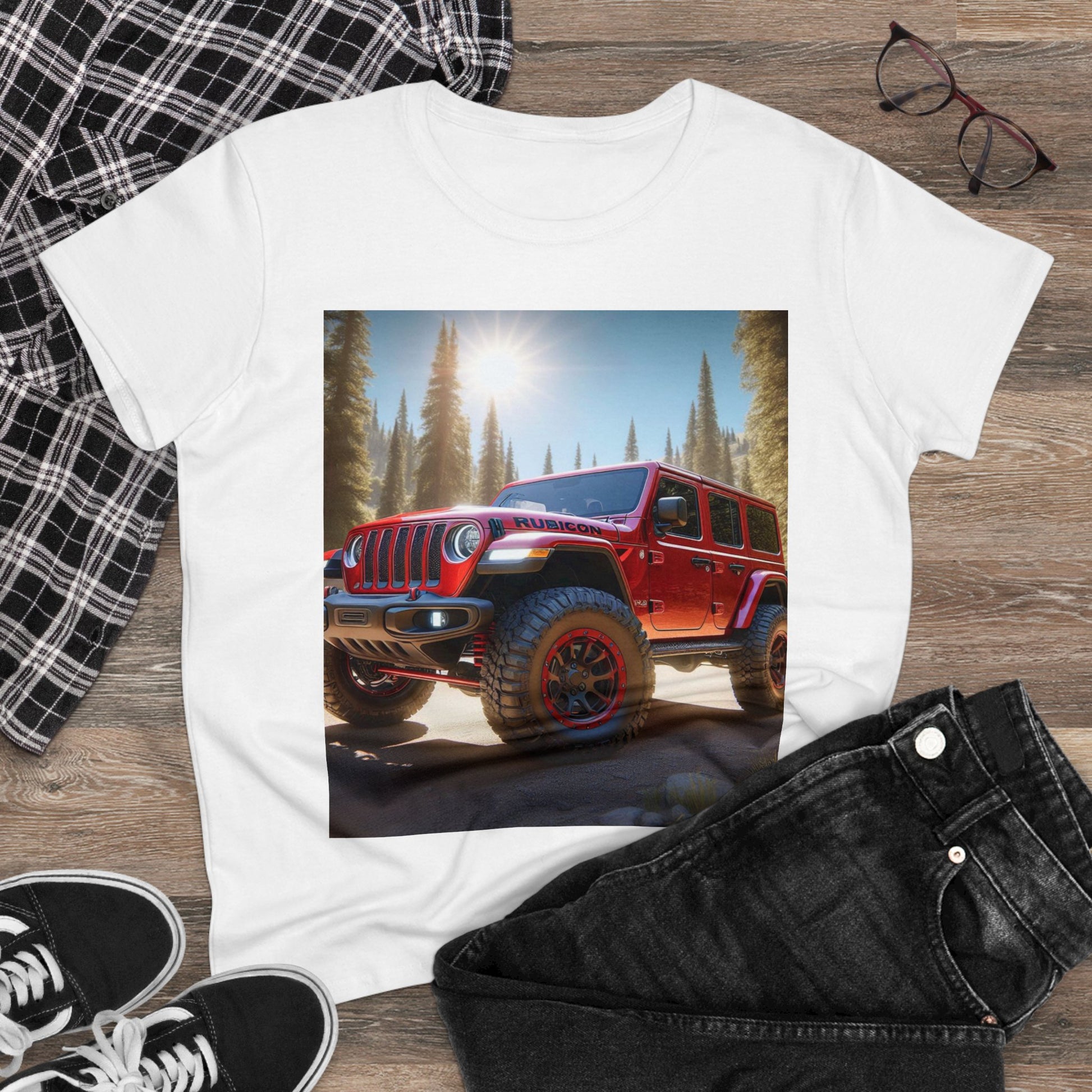 Red Rubicon T-Shirt T-Shirt Printify