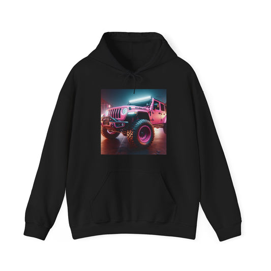Pink Rubicon Hoodie Hoodie Printify Black S