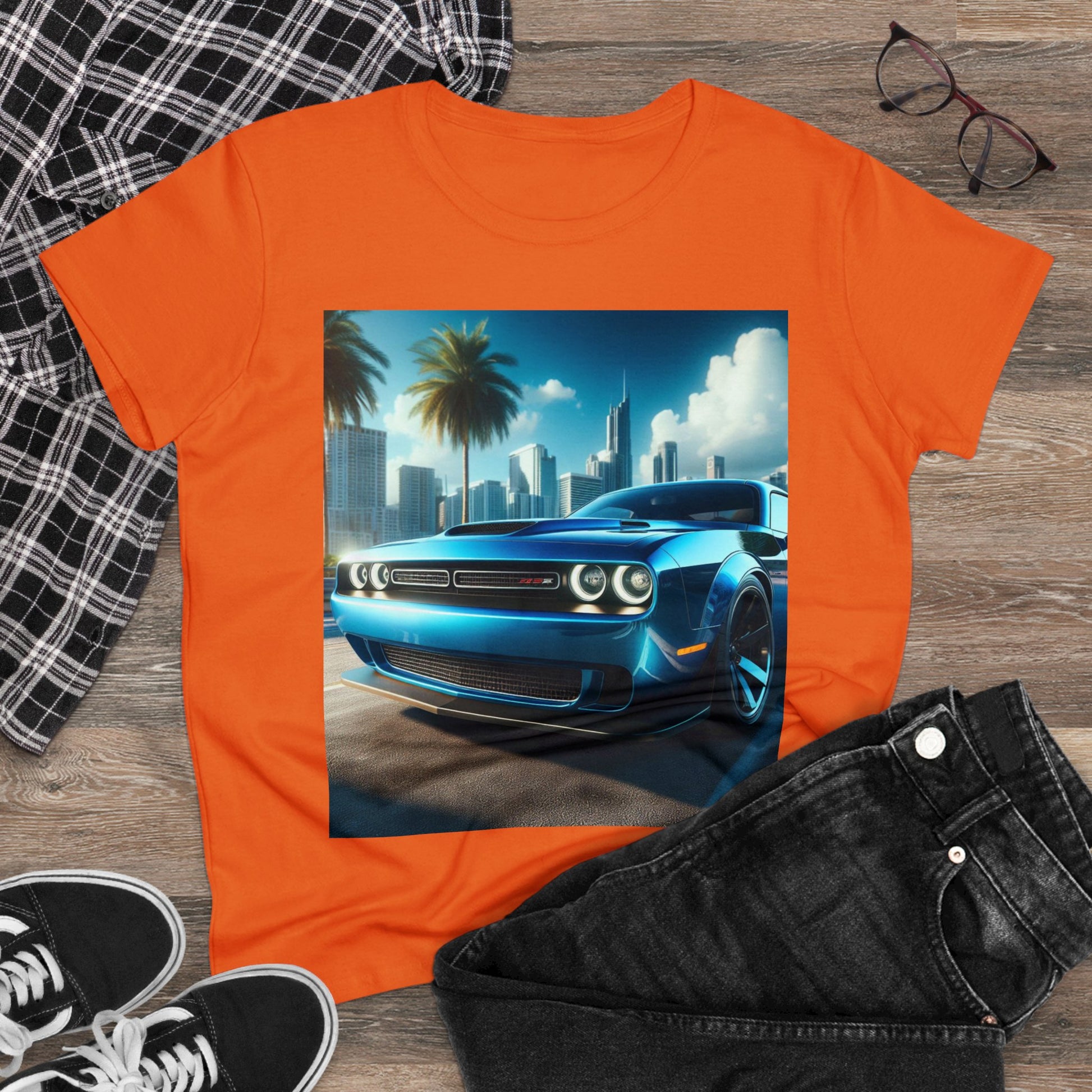 Blue Challenger T-Shirt T-Shirt Printify