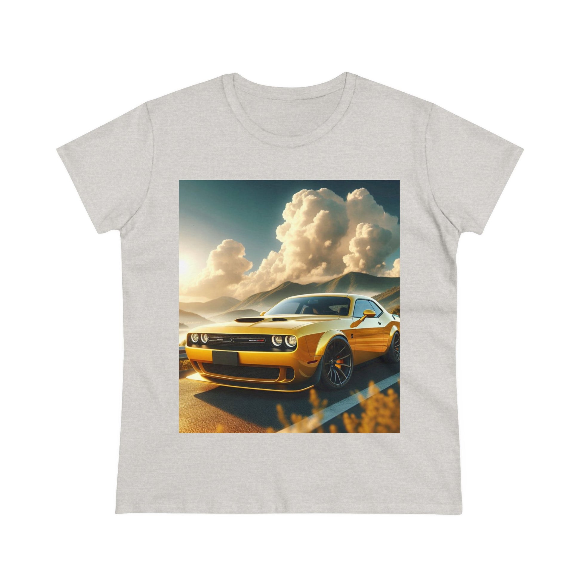 Yellow Challenger T-Shirt T-Shirt Printify Ash S