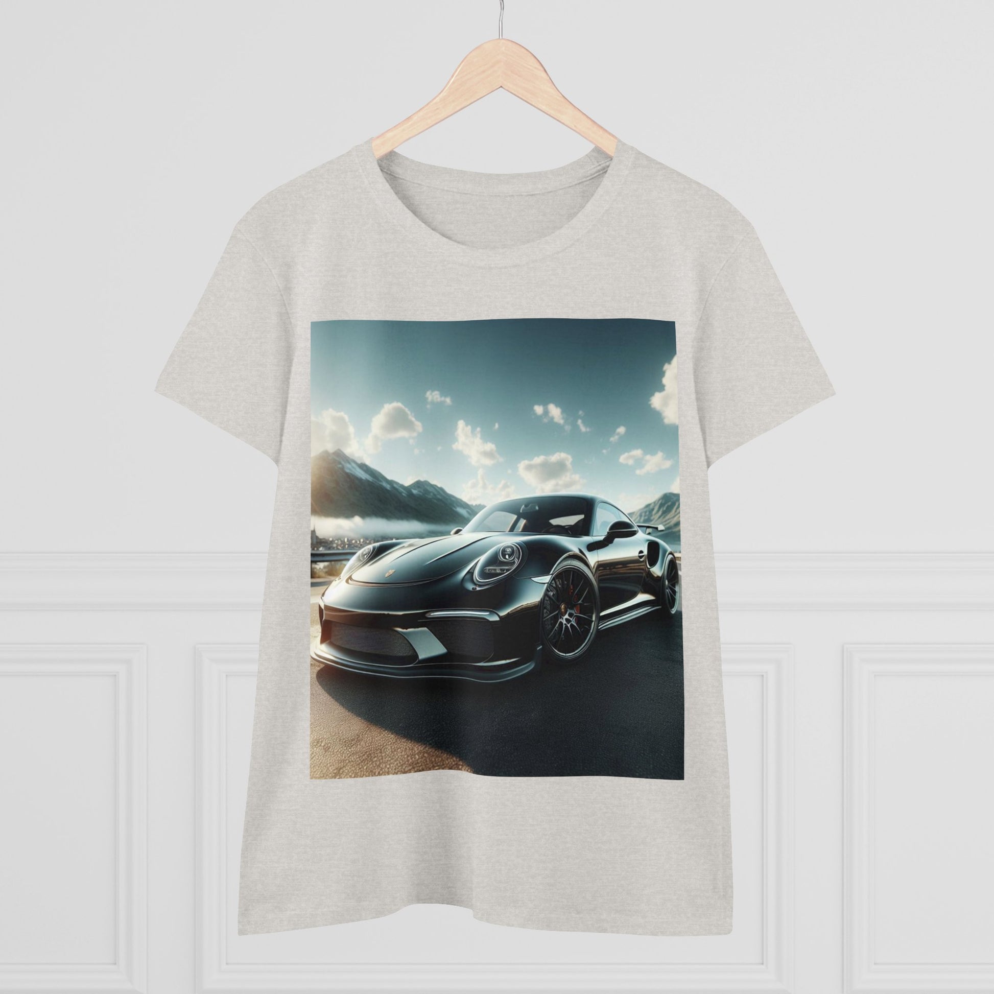 Black Porsche T-Shirt T-Shirt Printify