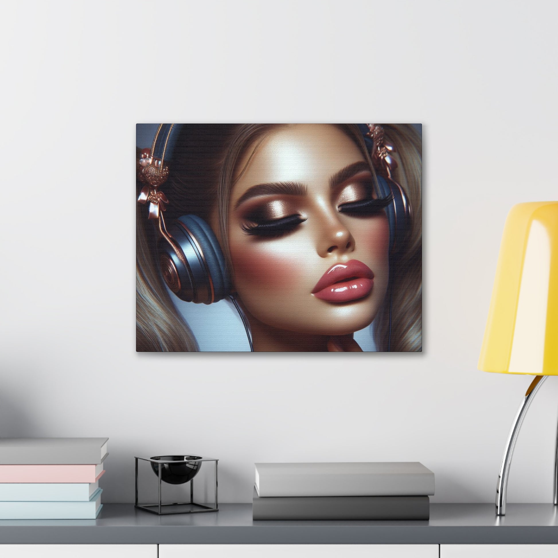 Music Vibes Canvas Canvas Printify 20″ x 16″ (Horizontal) 0.75''