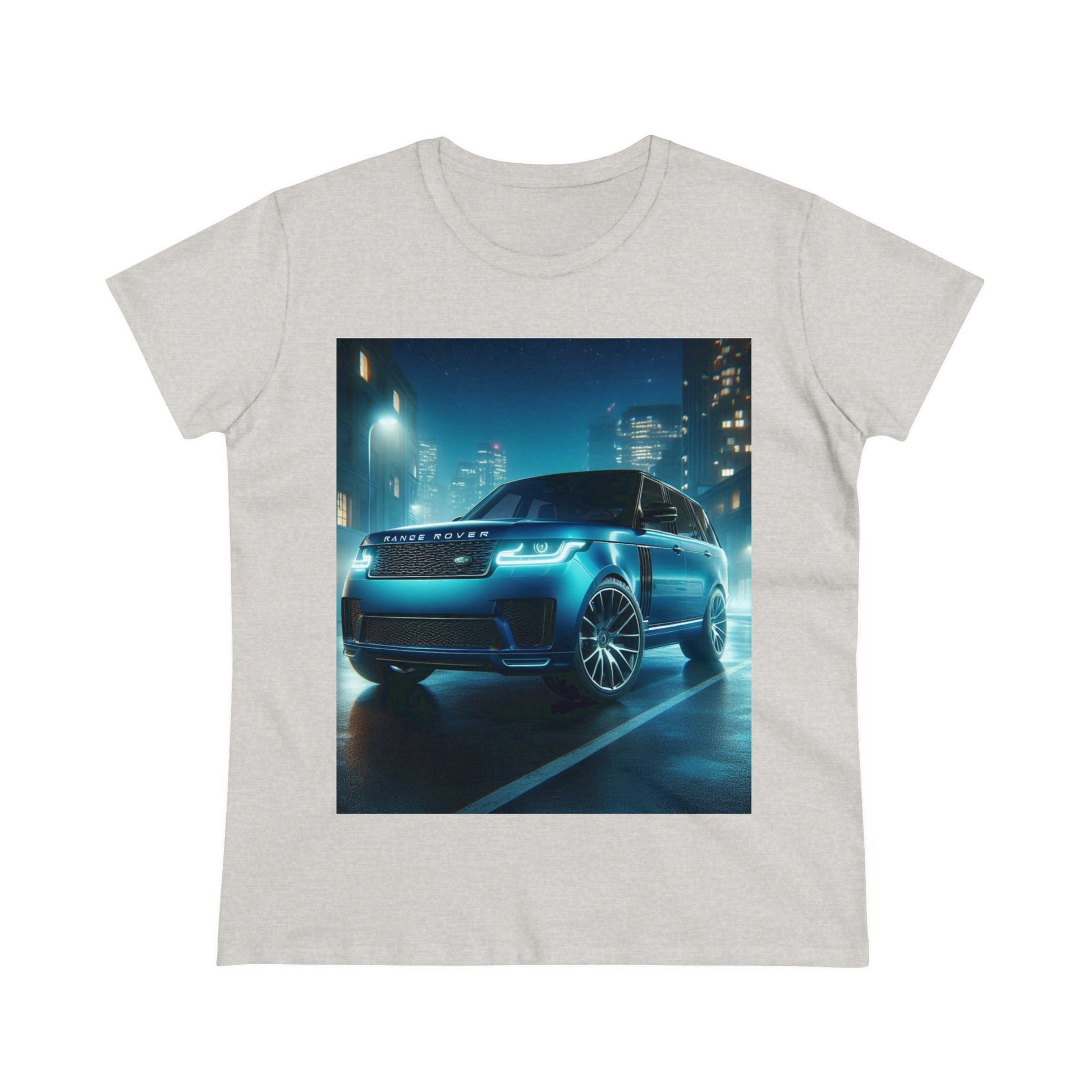 Blue Range Rover T-Shirt T-Shirt Printify Ash S