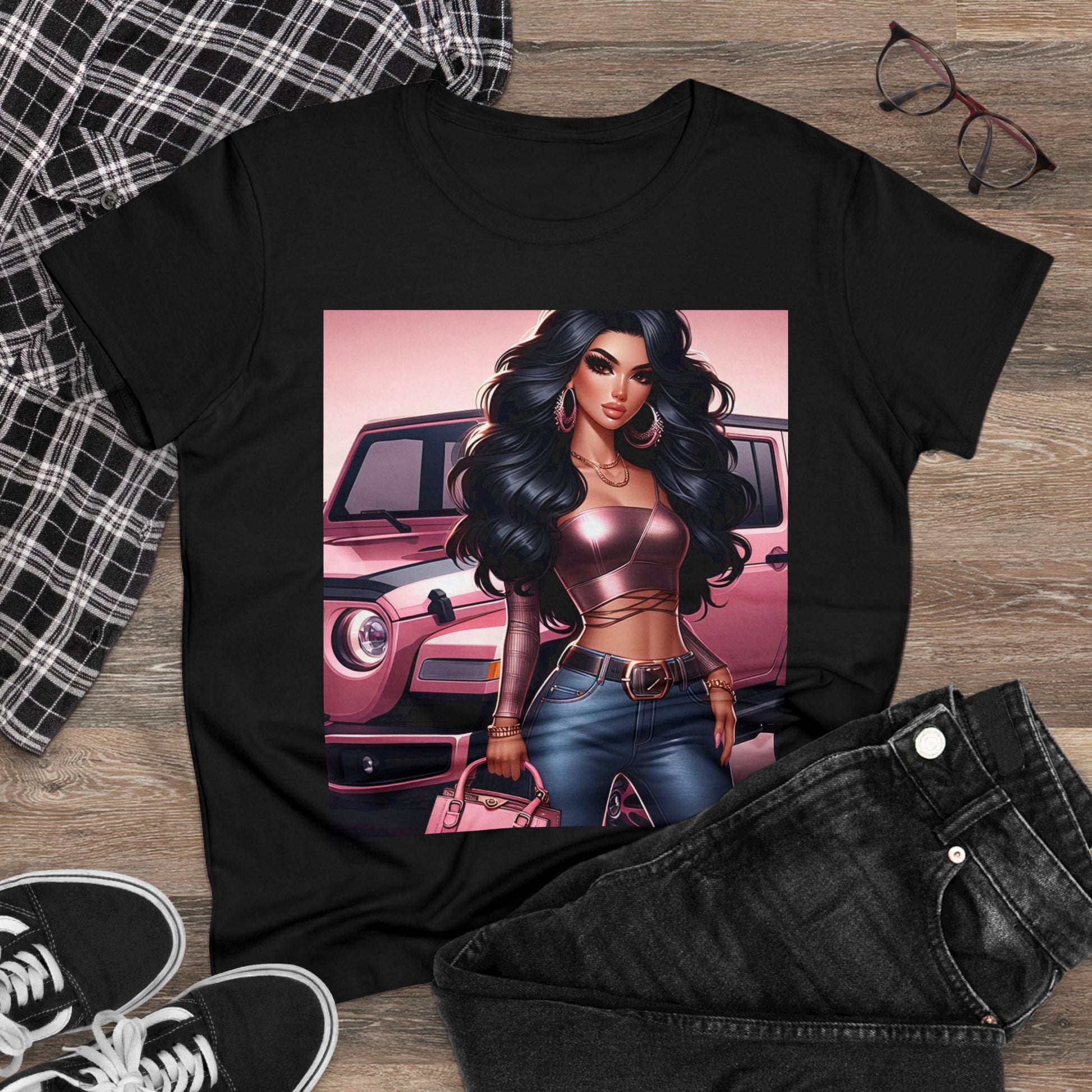 Pink Luxury T-Shirt T-Shirt Printify