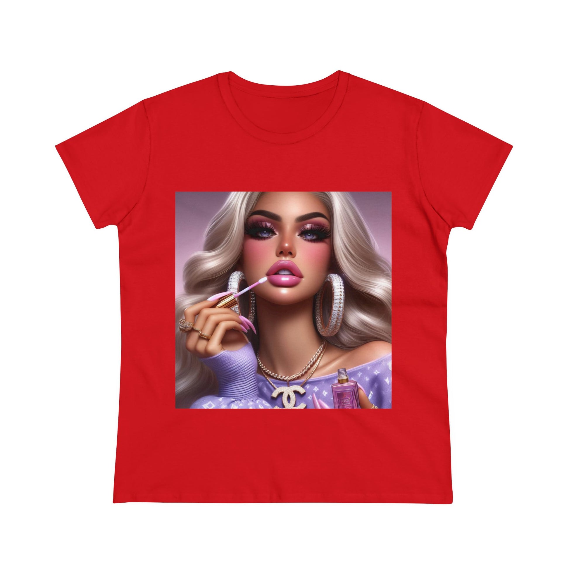 Gloss Up T-Shirt T-Shirt Printify Red S