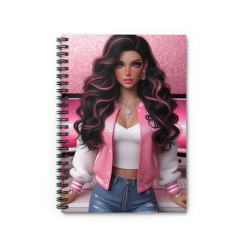 Pink Evrything Spiral Notebook Paper products Printify One Size