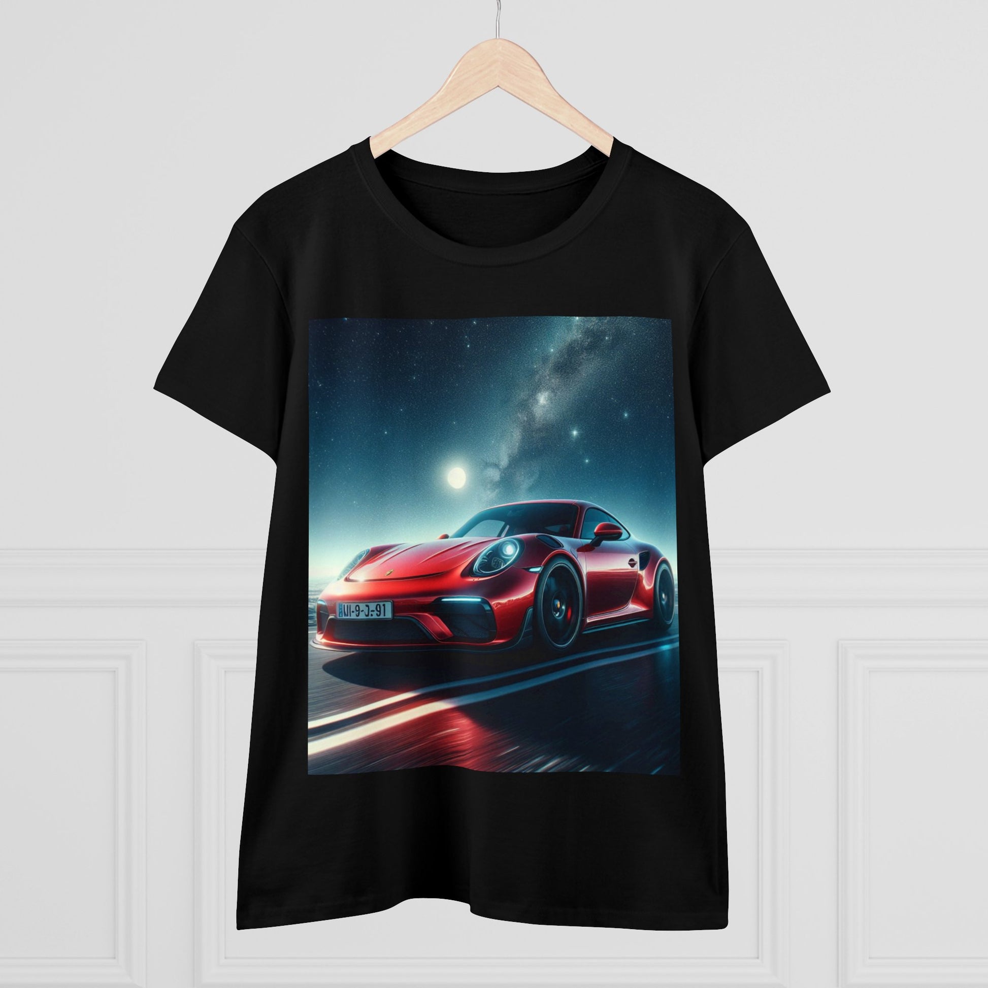 Red Porsche T-Shirt T-Shirt Printify