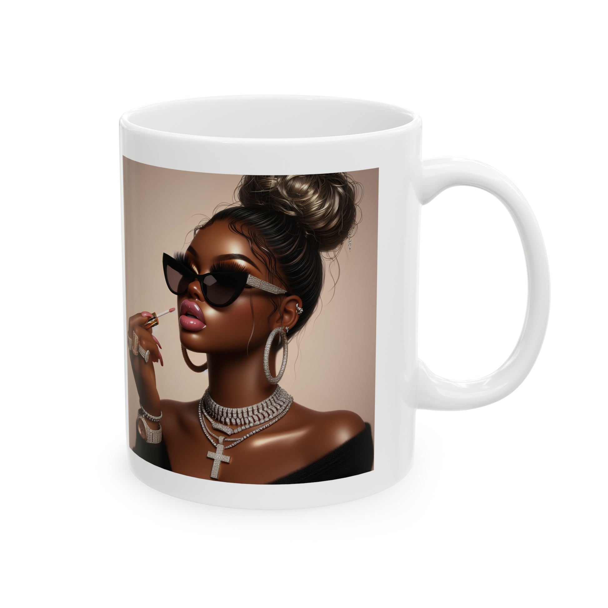 My Lip Gloss is Poppin Mug Mug Printify