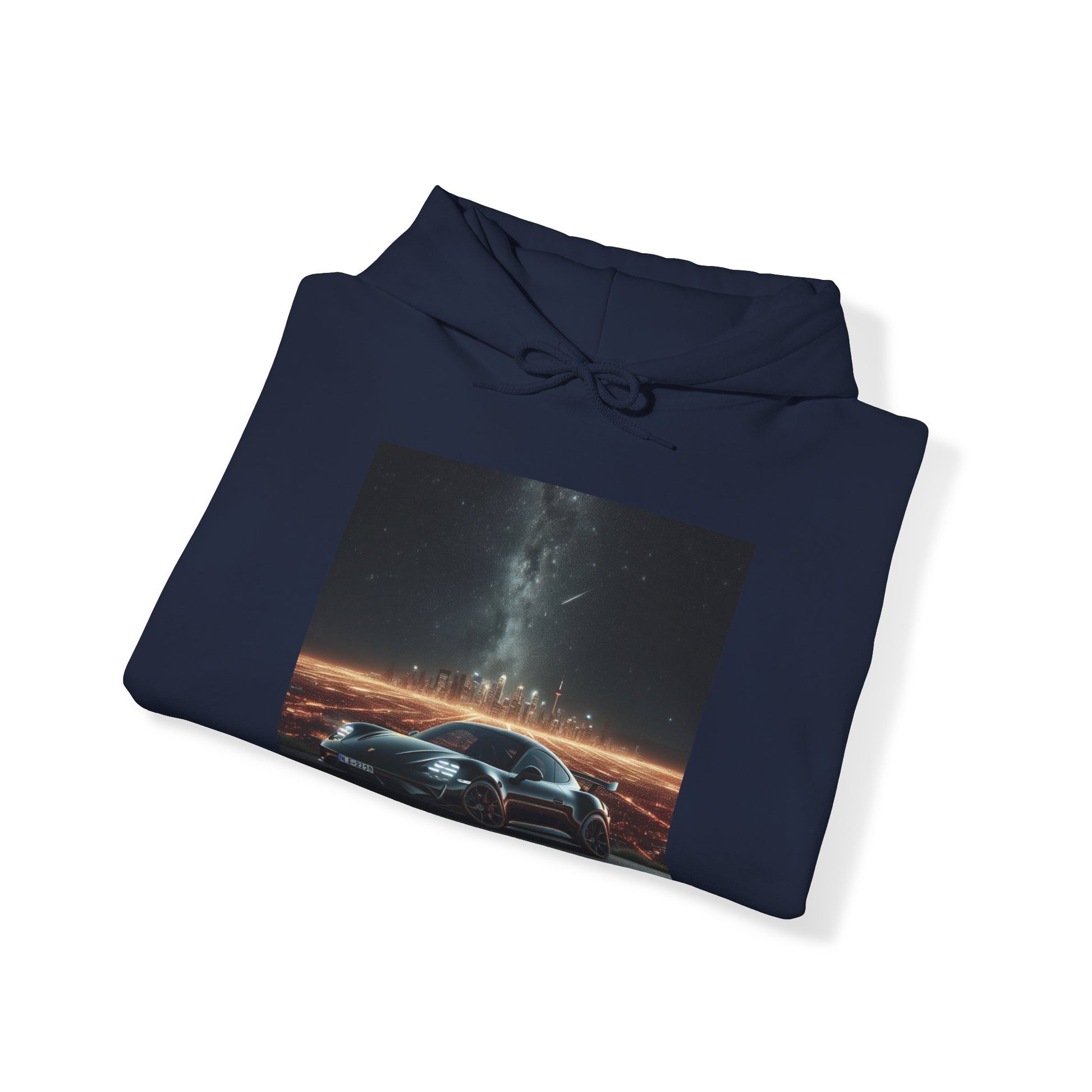 Black Porsche Hoodie Hoodie Printify