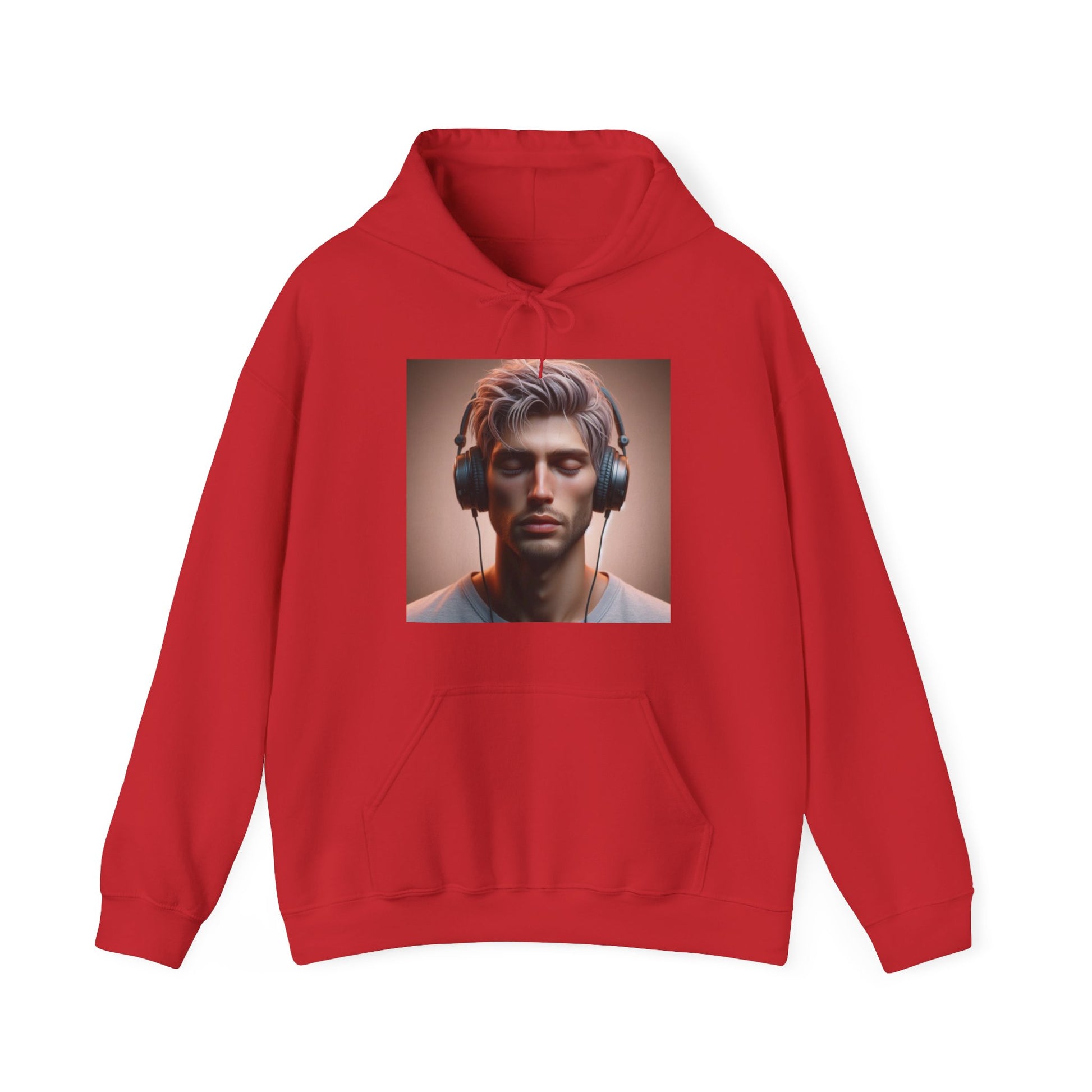 Music Vibes Hoodie Hoodie Printify Red S