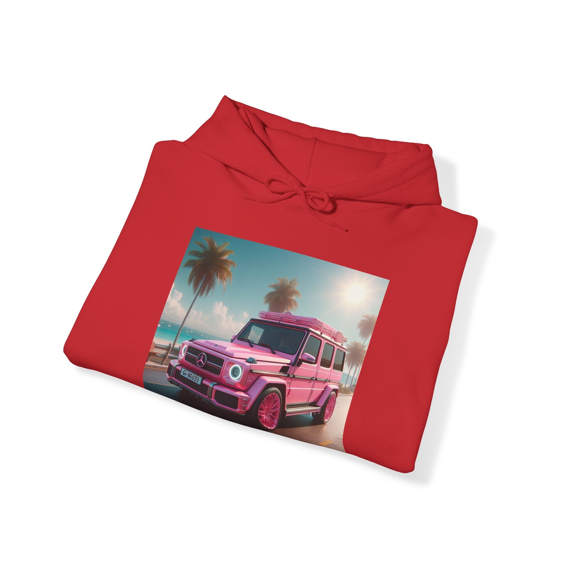 Pink G-Wagon Hoodie Hoodie Printify
