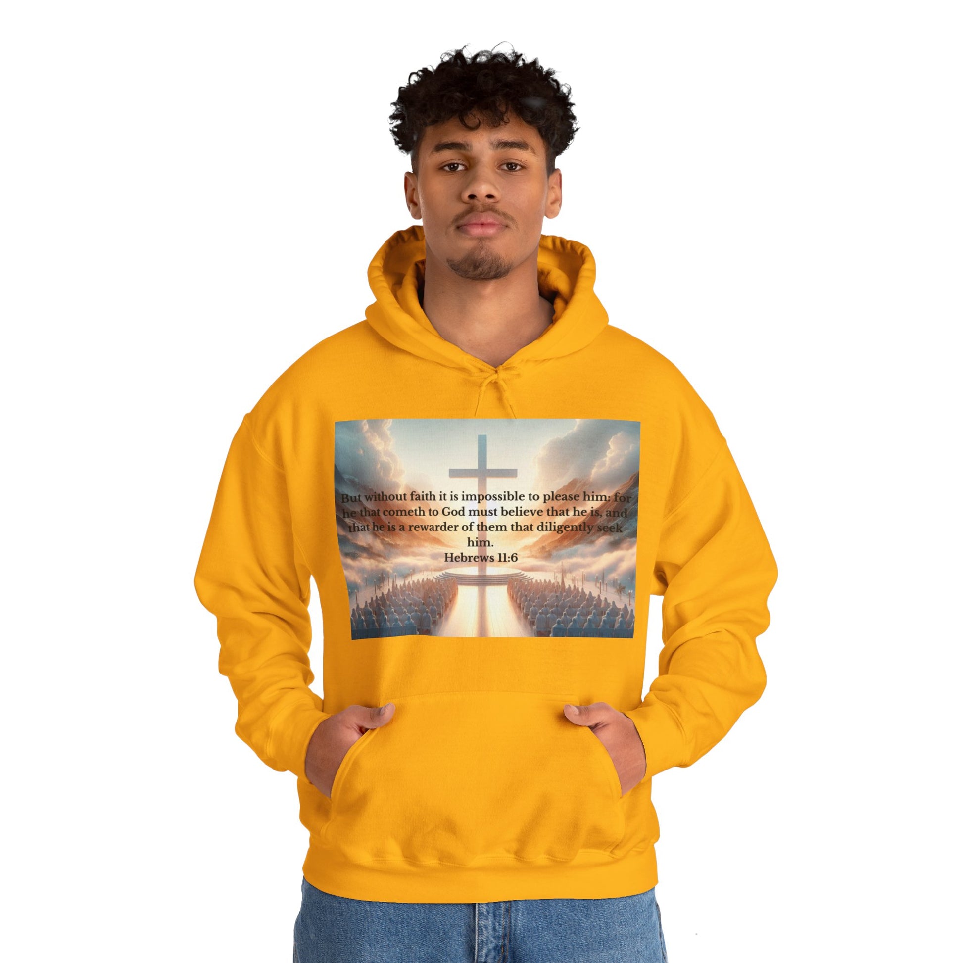 Hebrews 11:6 Hoodie Hoodie Printify