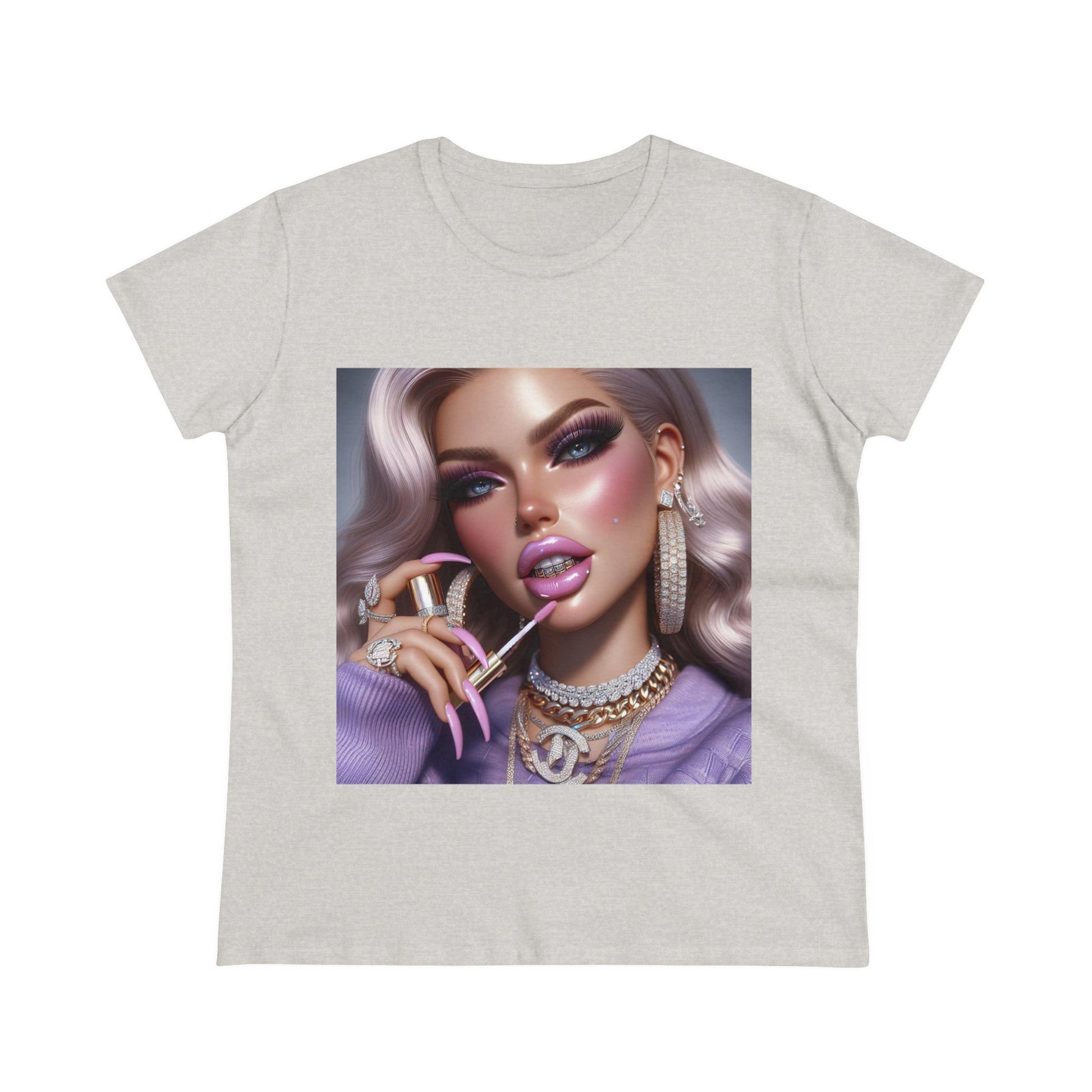 Gloss Up T-Shirt T-Shirt Printify Ash S