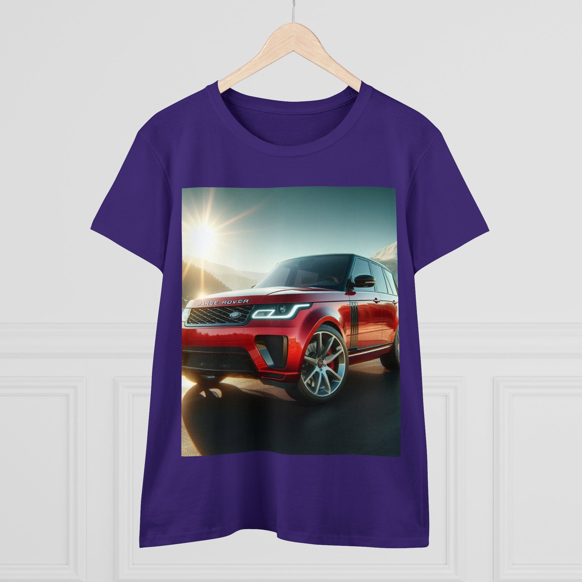 Red Range Rover T-Shirt T-Shirt Printify