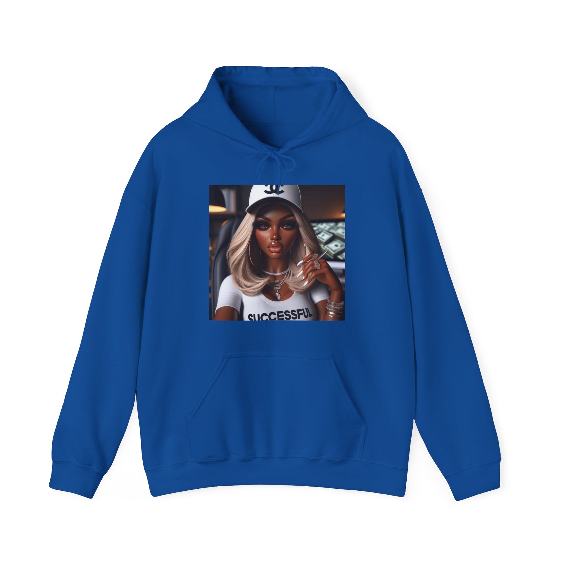 Big Money Hoodie Hoodie Printify Royal S