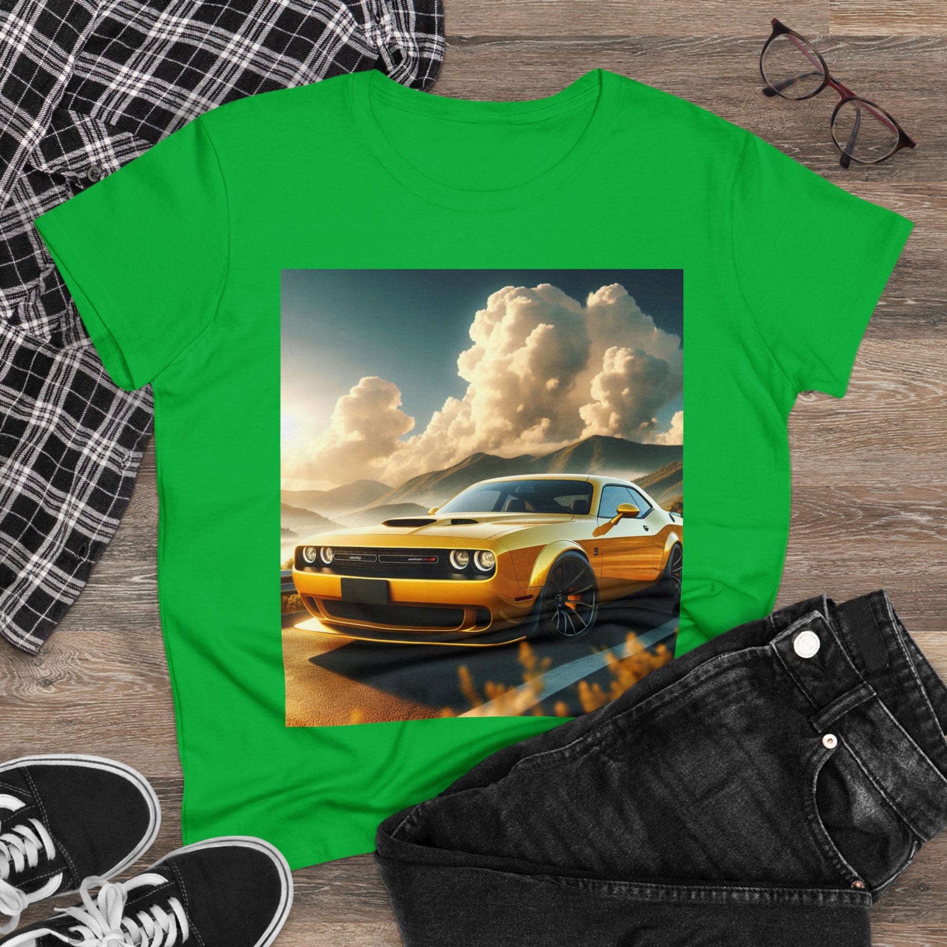 Yellow Challenger T-Shirt T-Shirt Printify