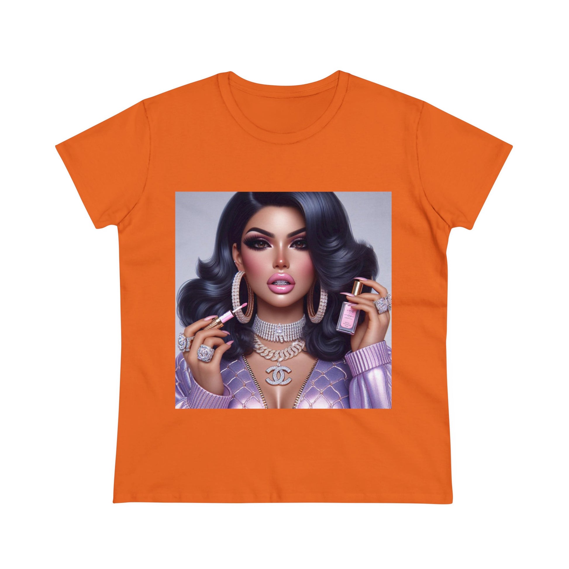 Gloss Up T-Shirt T-Shirt Printify Orange S