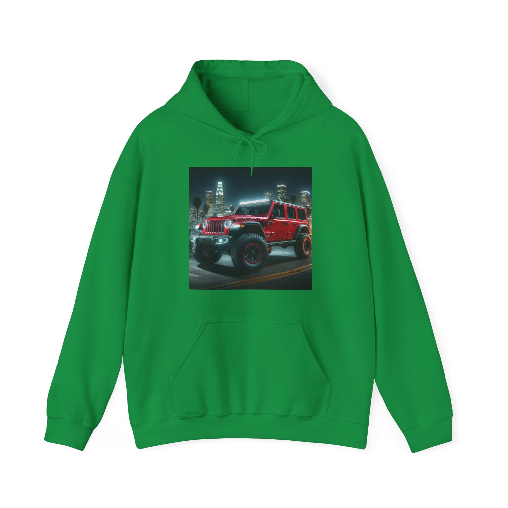 Red Rubicon Hoodie Hoodie Printify Irish Green S