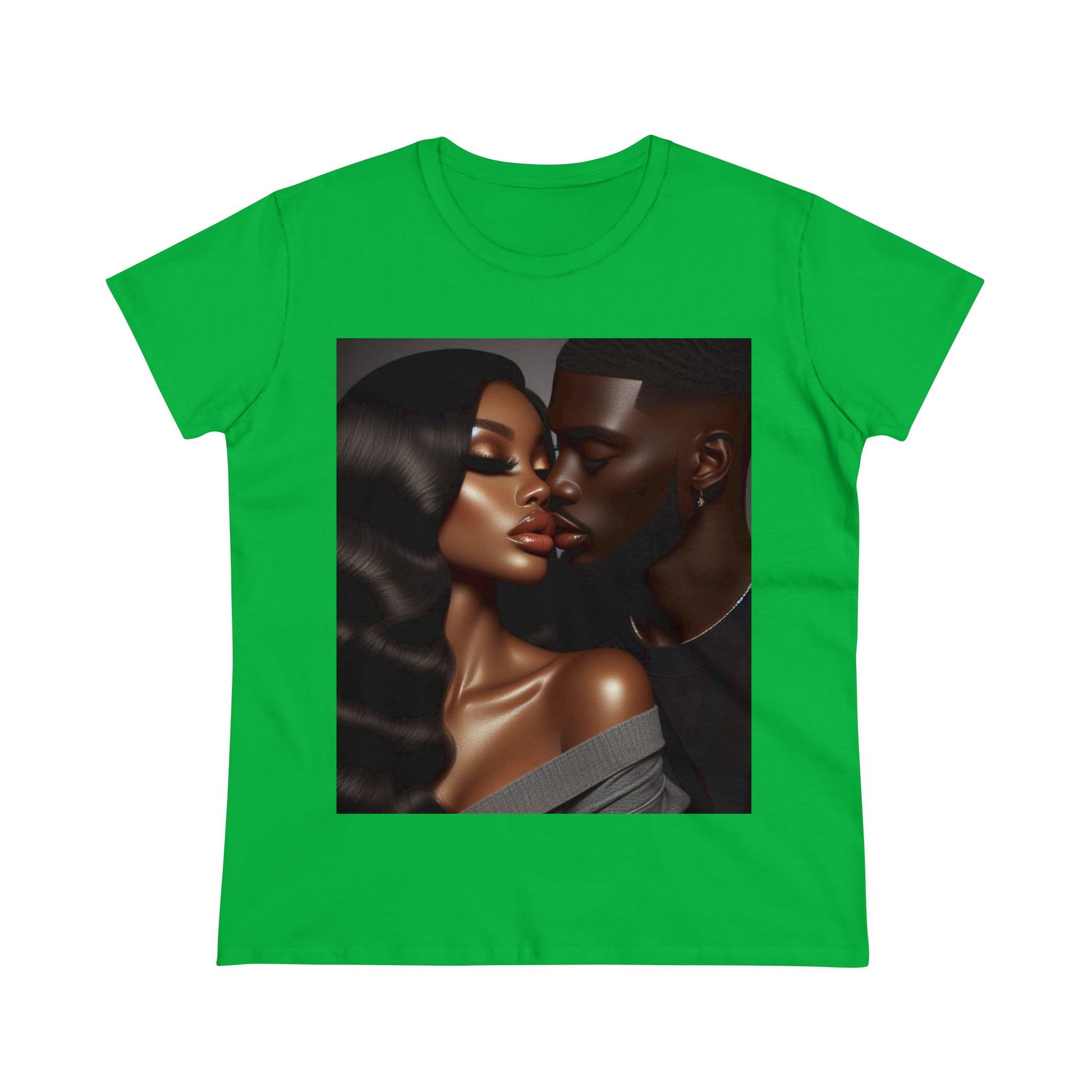 Kiss Me T-Shirt T-Shirt Printify Irish Green S