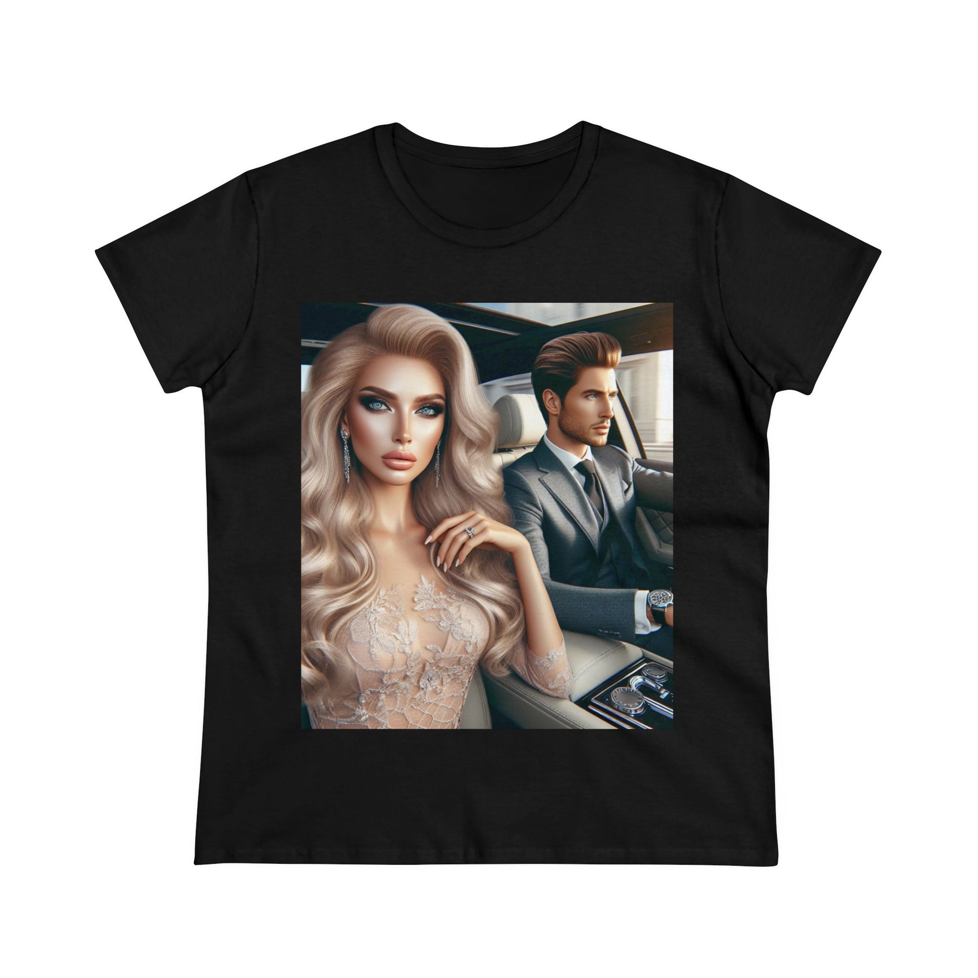 Elegant Drive T-Shirt T-Shirt Printify Black S