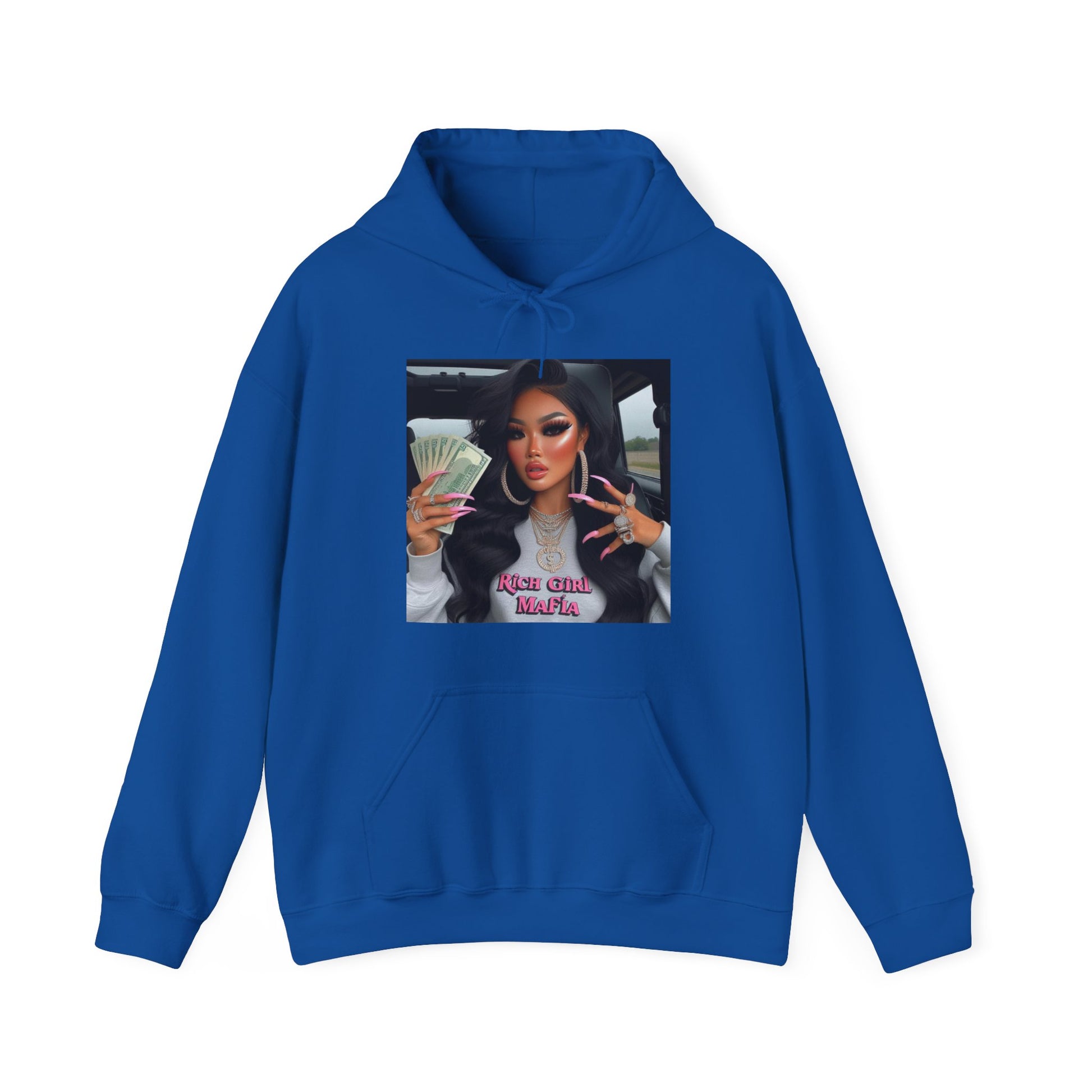 Rich Girl Mafia Hoodie Hoodie Printify Royal S