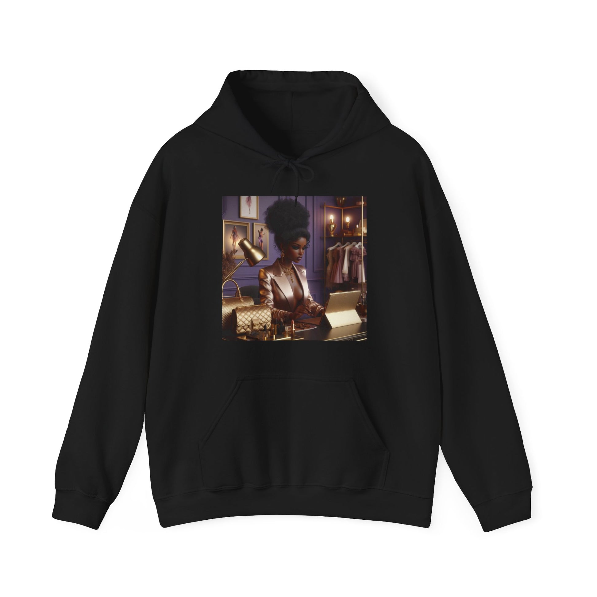 Fashion and Beauty Hoodie Hoodie Printify Black S