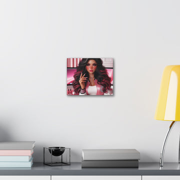 Pink Everything Canvas Canvas Printify 10" x 8" (Horizontal) 0.75''