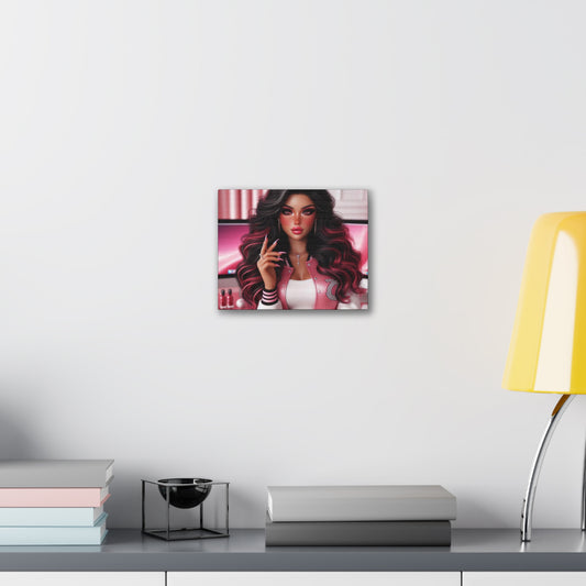 Pink Everything Canvas Canvas Printify 10" x 8" (Horizontal) 0.75''