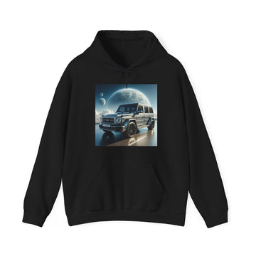 Silver G-Wagon Hoodie Hoodie Printify Black S