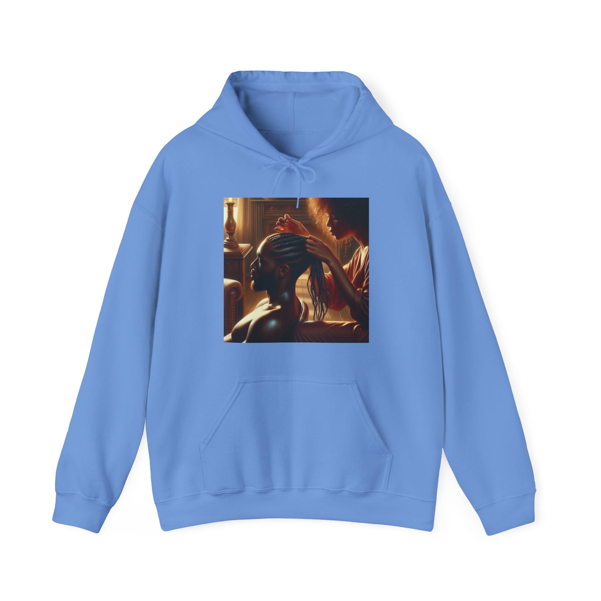 Braid My Hair Hoodie Hoodie Printify Carolina Blue S