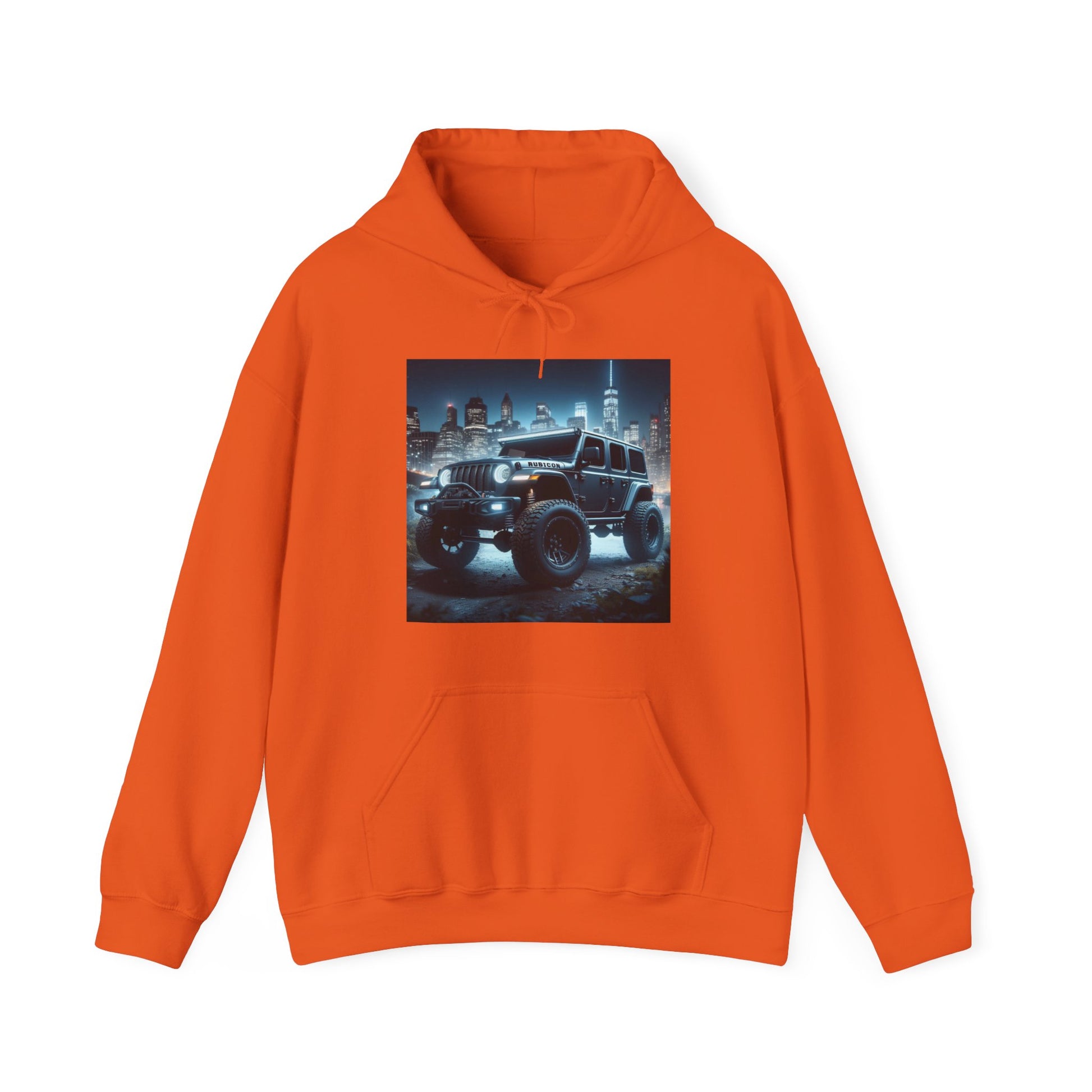 Gray Rubicon Hoodie Hoodie Printify Orange S