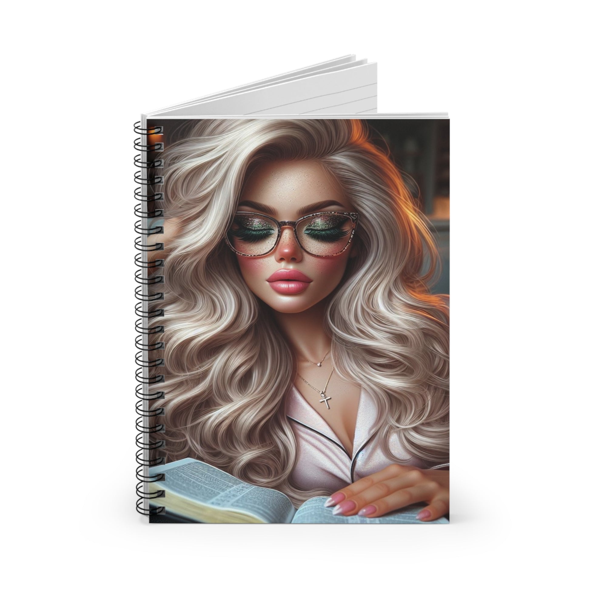 Relax and Read Spiral Notebook Paper products Printify