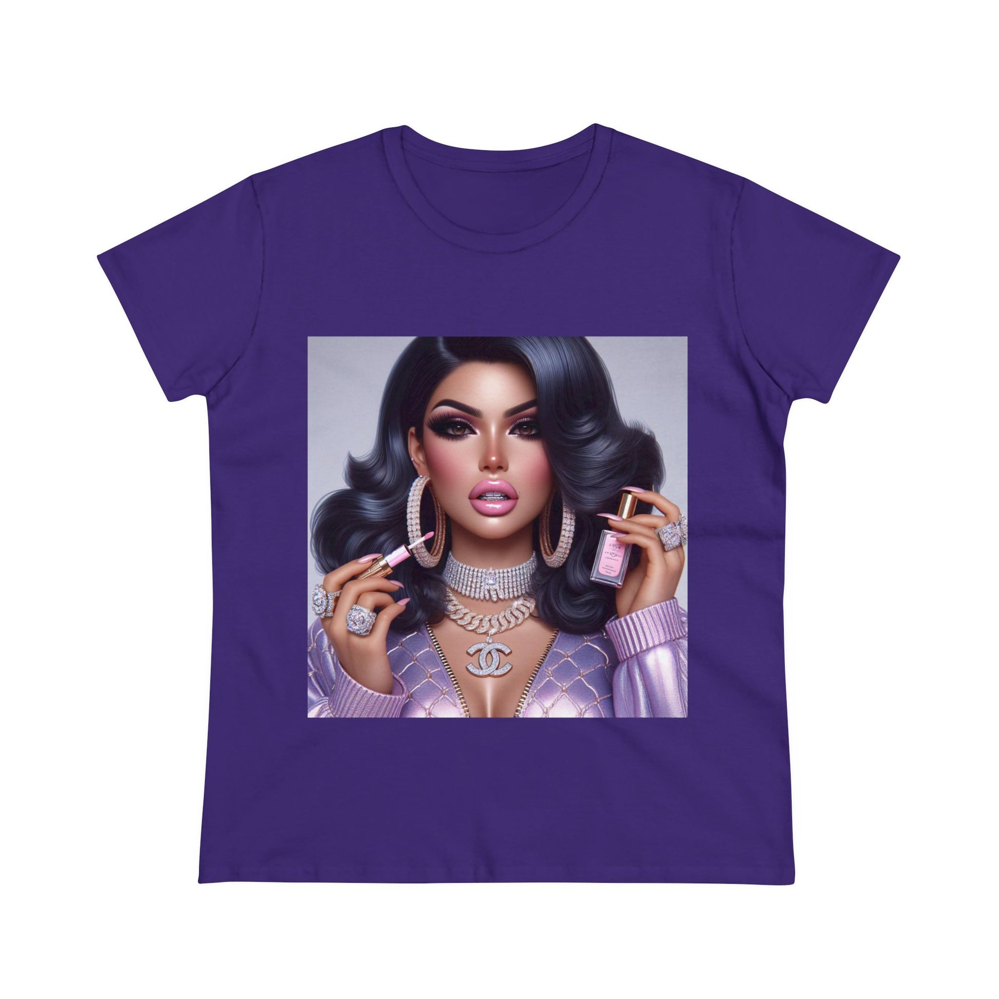 Gloss Up T-Shirt T-Shirt Printify Purple S