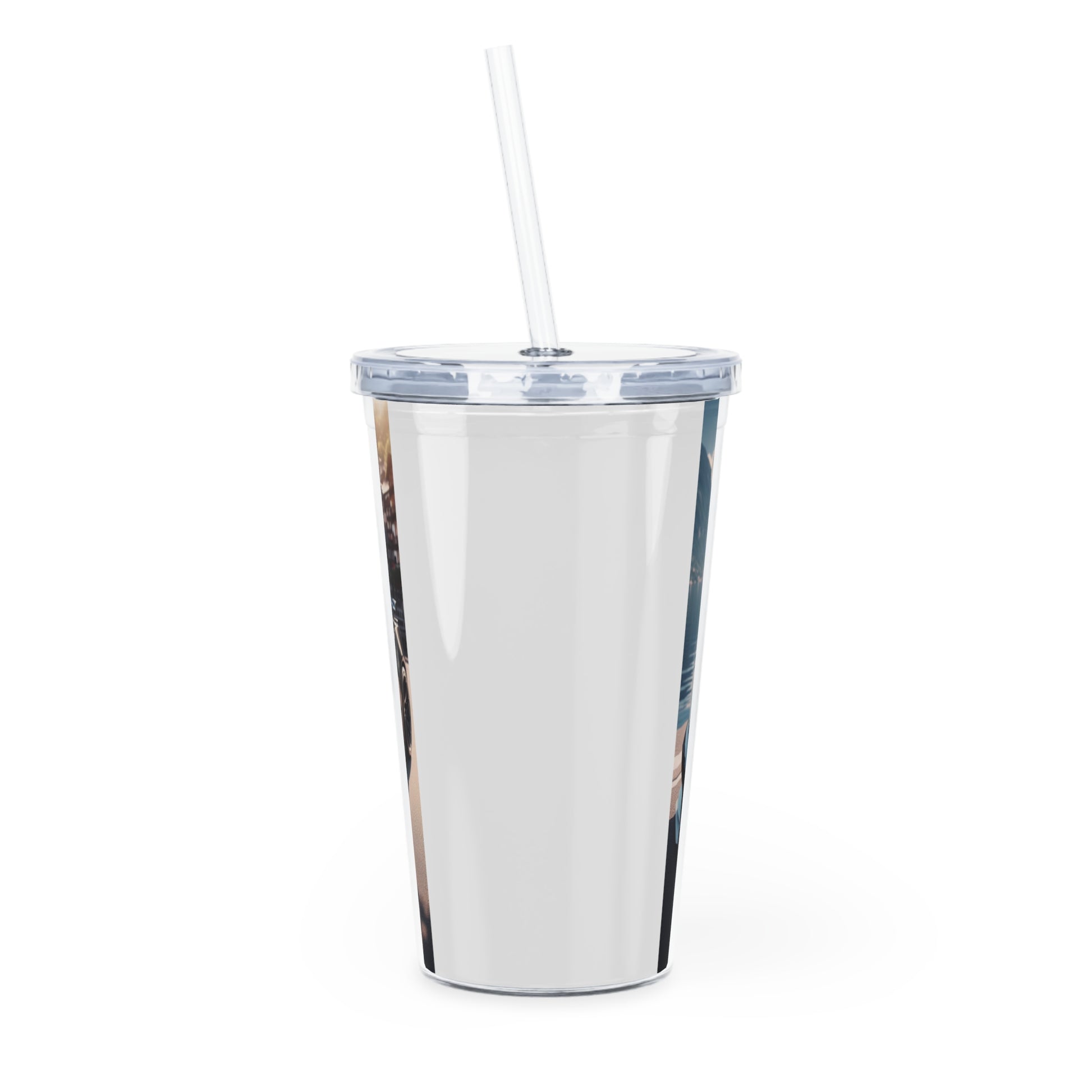 Black Corvette Tumbler with Straw Mug Printify