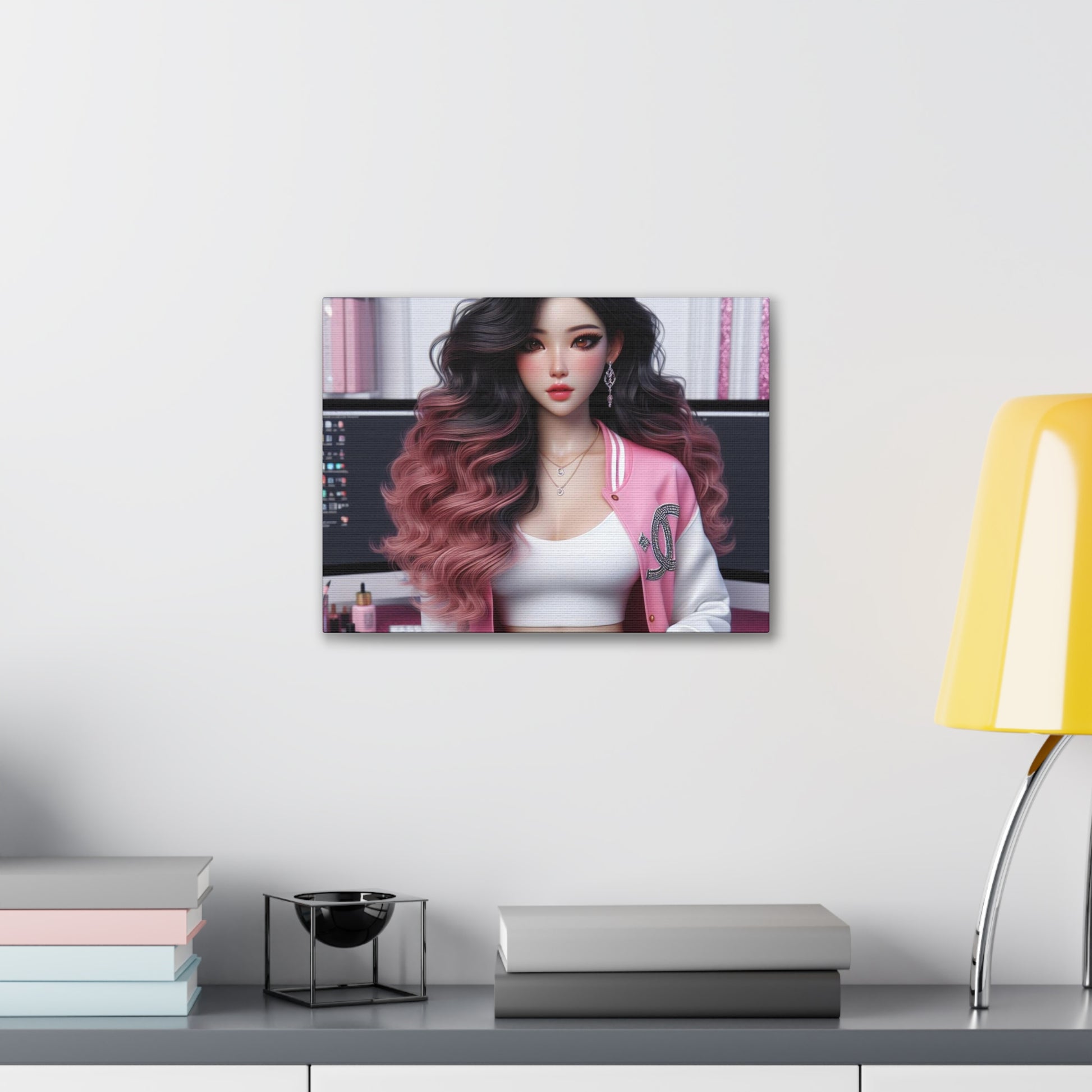 Pink Everything Canvas Canvas Printify 16″ x 12″ (Horizontal) 0.75''