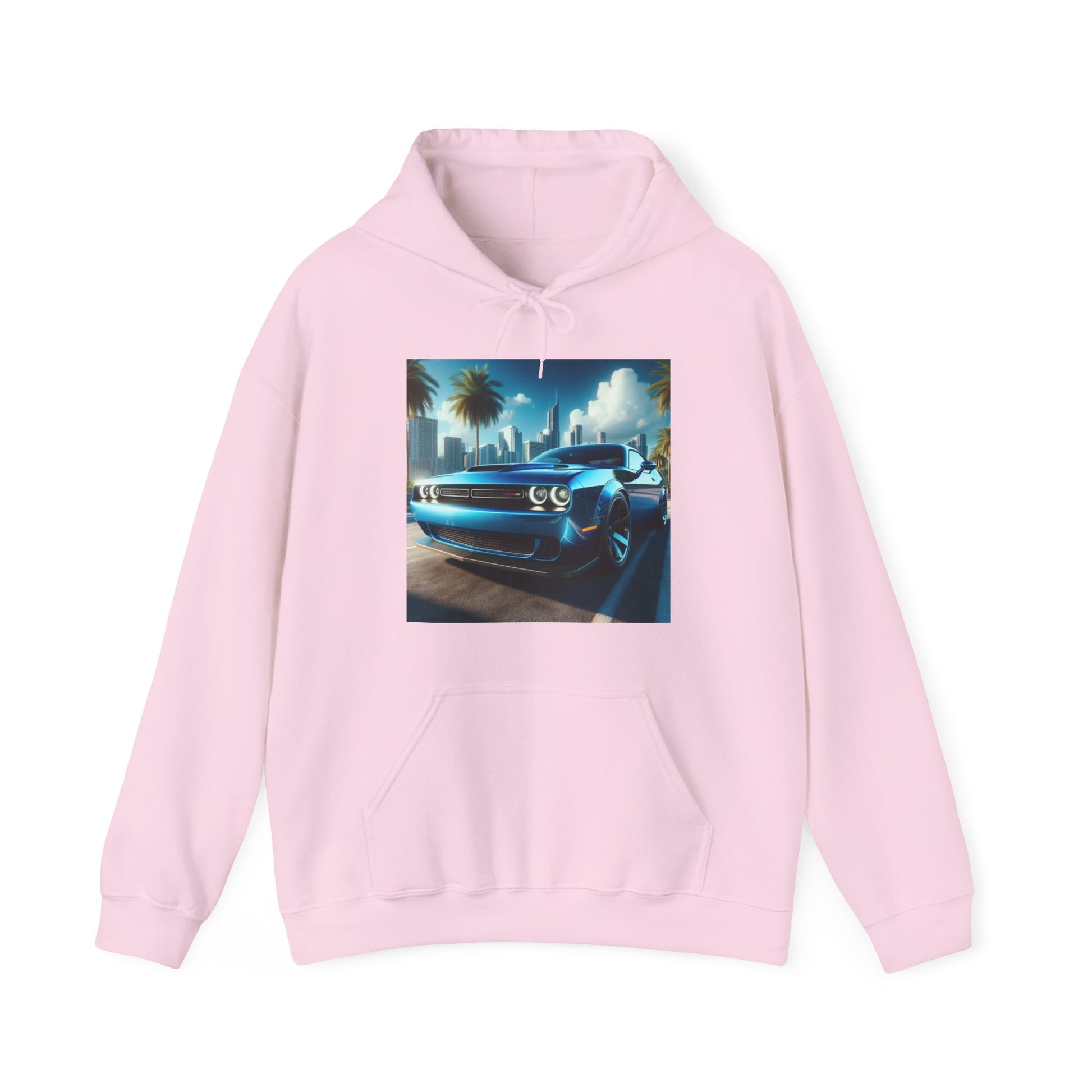 Blue Challenger Hoodie Hoodie Printify Light Pink S