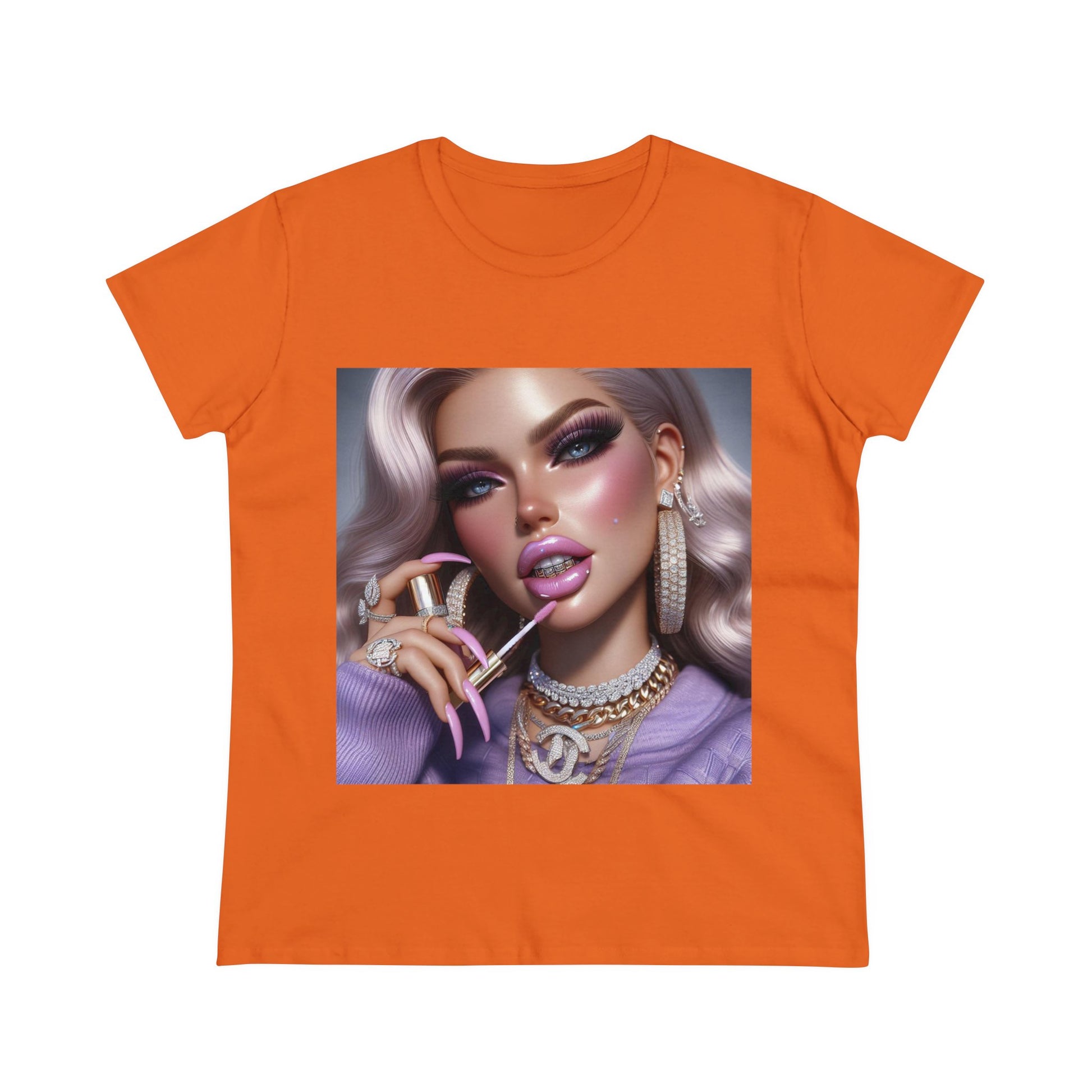 Gloss Up T-Shirt T-Shirt Printify Orange S